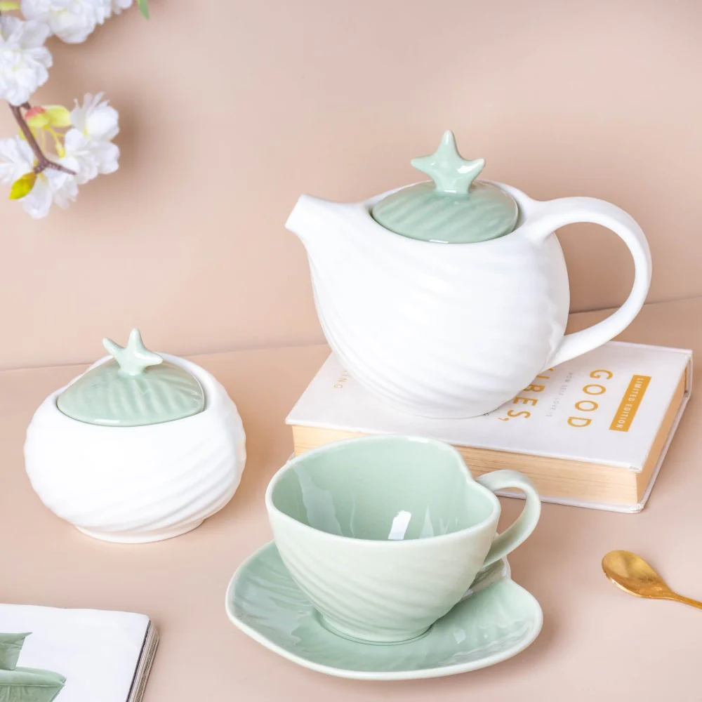 Taro Leaf Teapot With Lid - Image 2