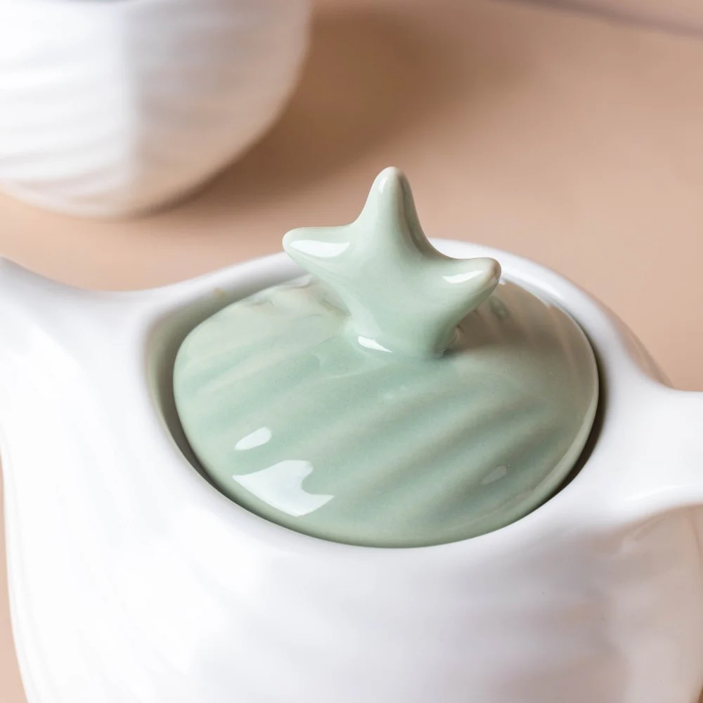 Taro Leaf Teapot With Lid - Image 8