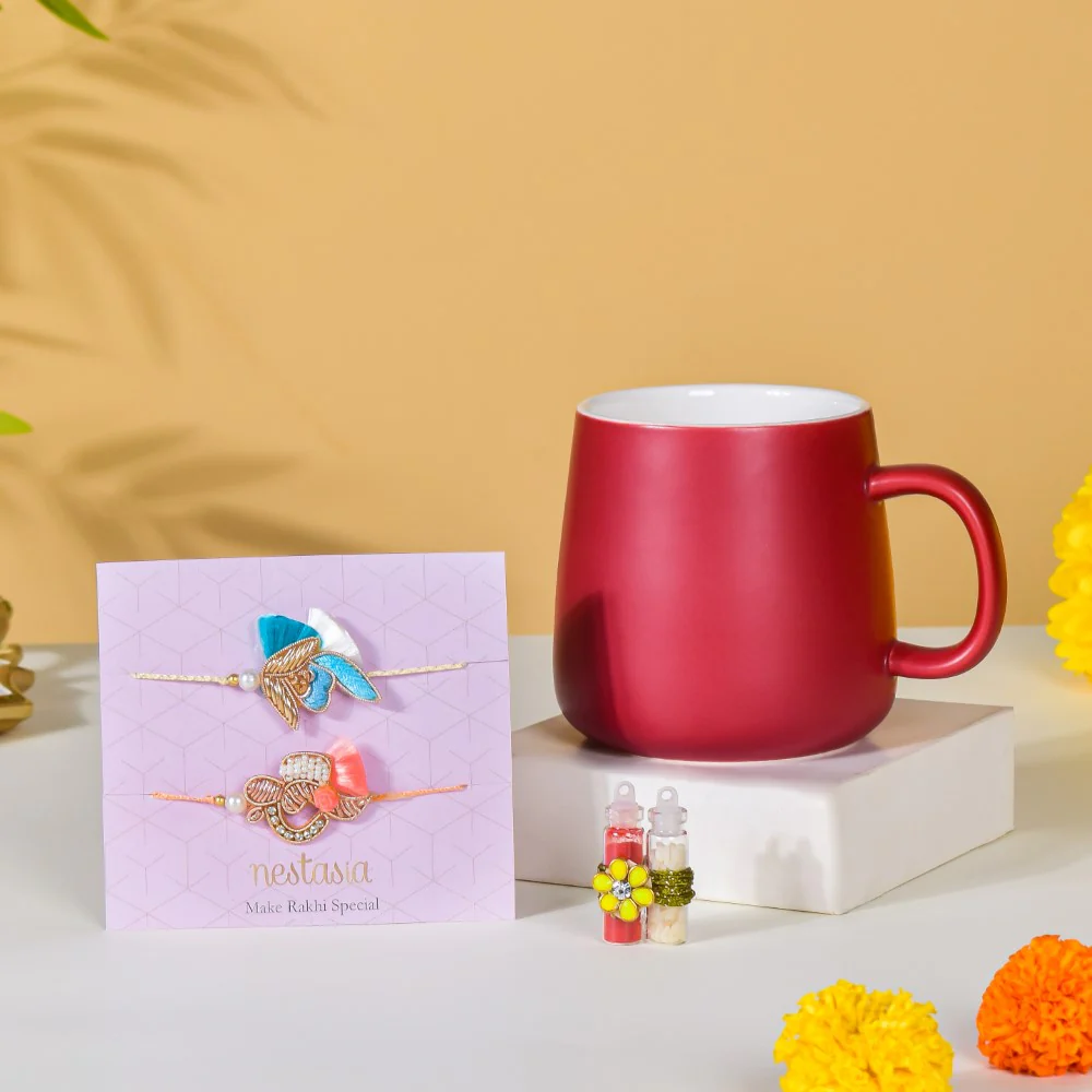 Tea Delight Rakhi Hamper Set Of 4 - Image 4