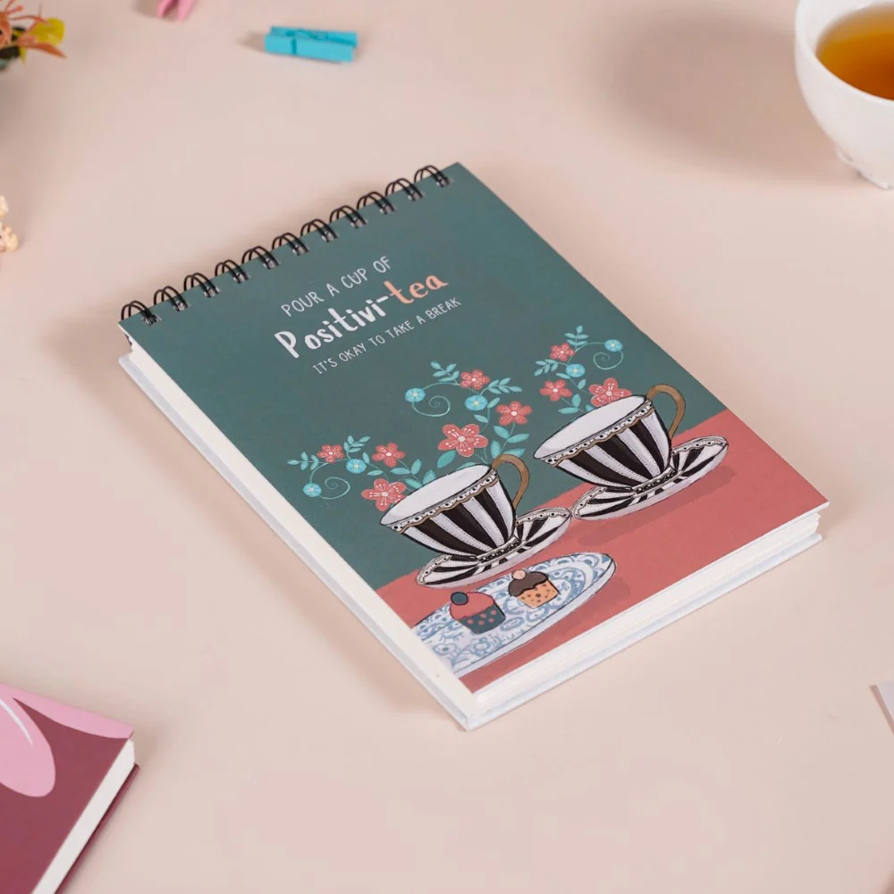 Tea Flowers Planner & Notebook Set - Image 10