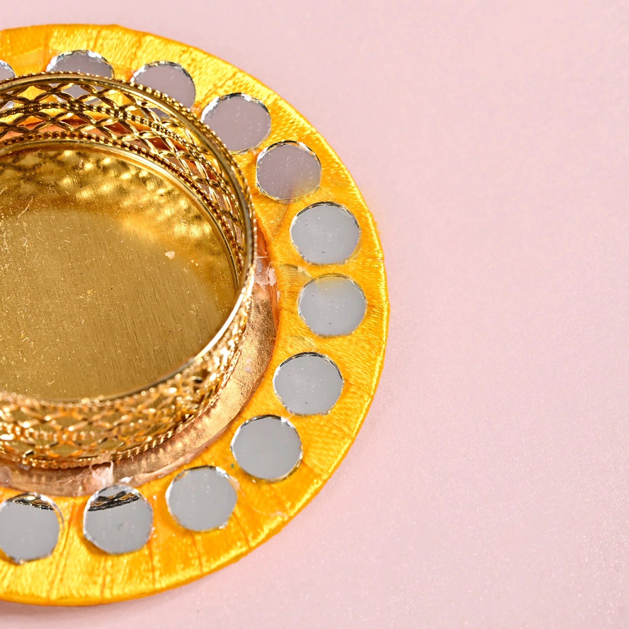 Tea Light Holders With Mirror Inlay Set Of 6 - Image 7