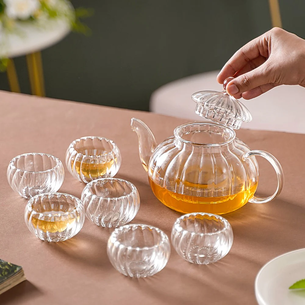 Tea Serving Pot And Cup Set - Image 4