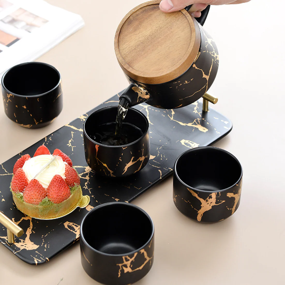 Tea Set With Tray - Image 6