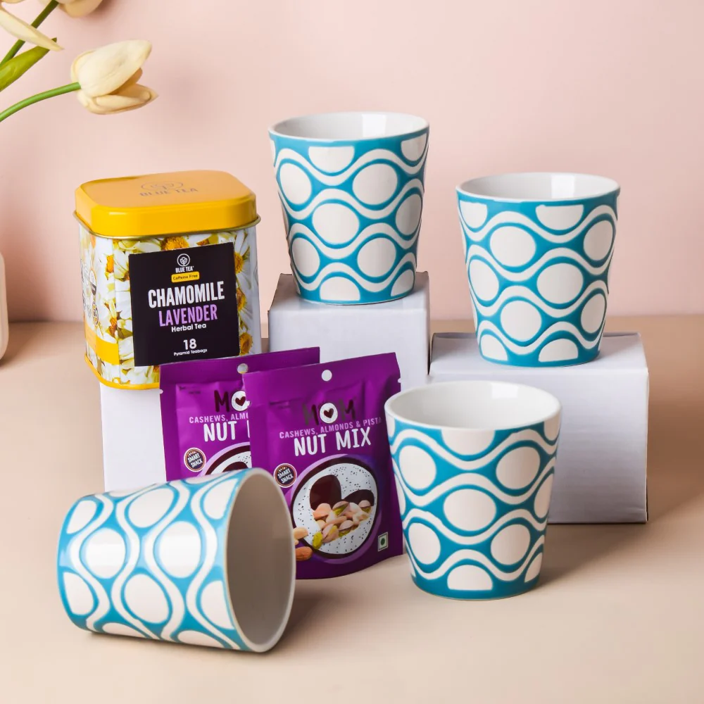 Tea Tumbler And Chai Gift Hamper Set Of 7 - Image 2