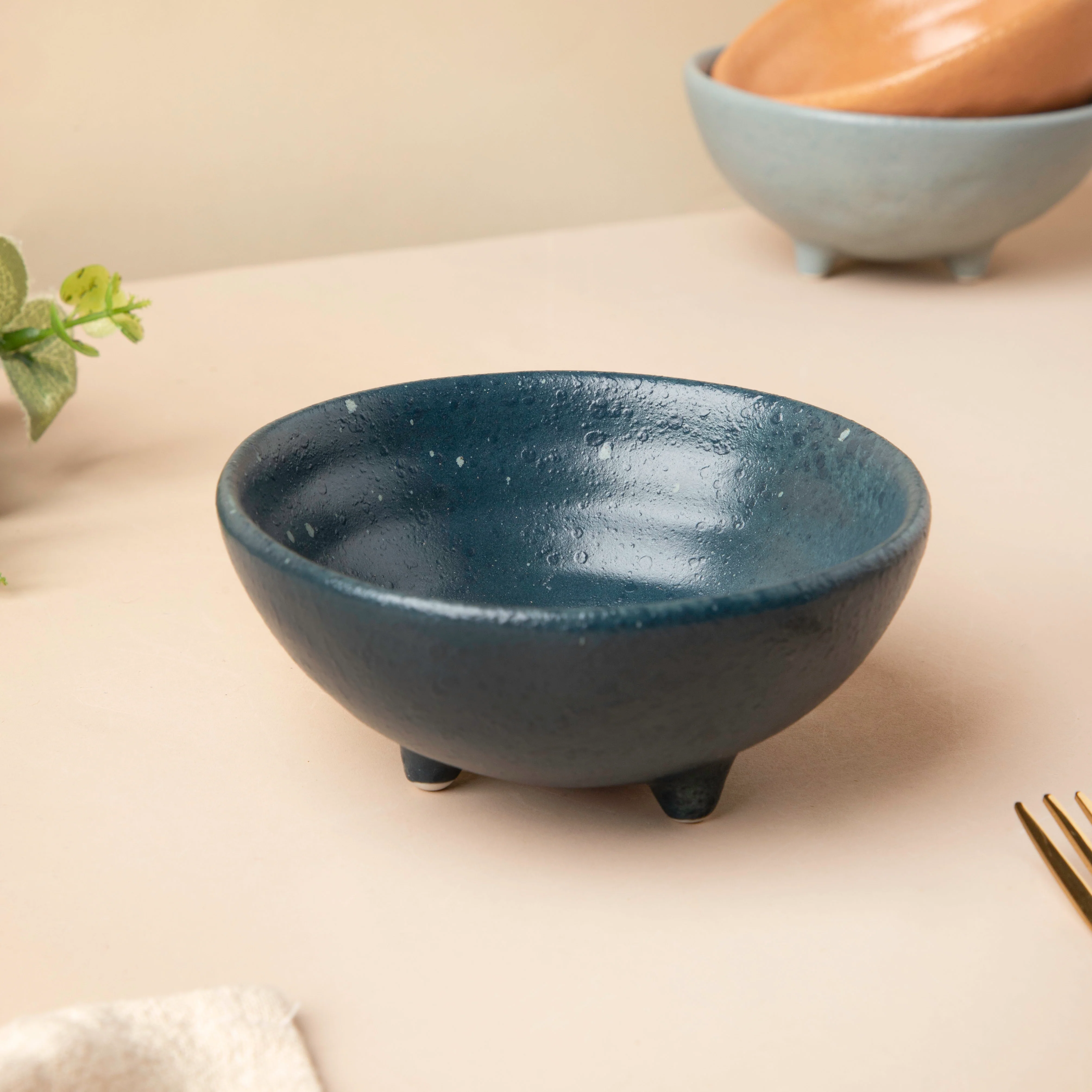 Teal Dessert Bowl 100 ml - Image 4