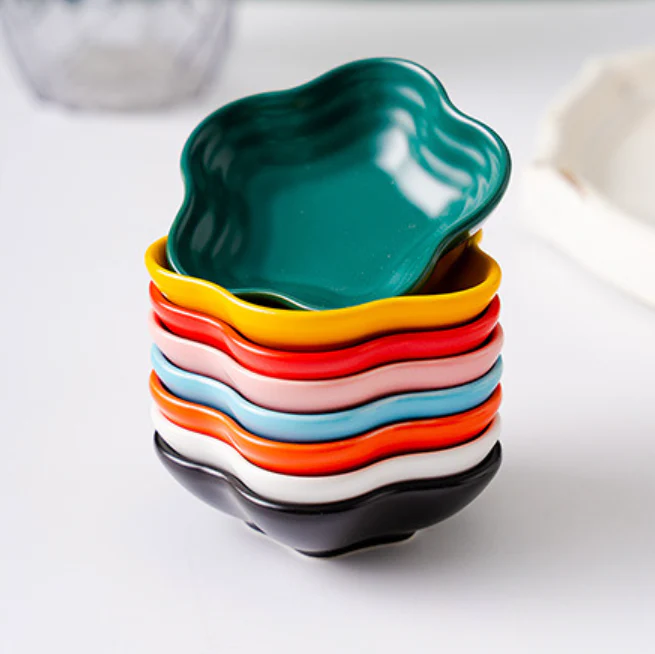 Teal Tantrum Floral Dip Bowl - Image 6