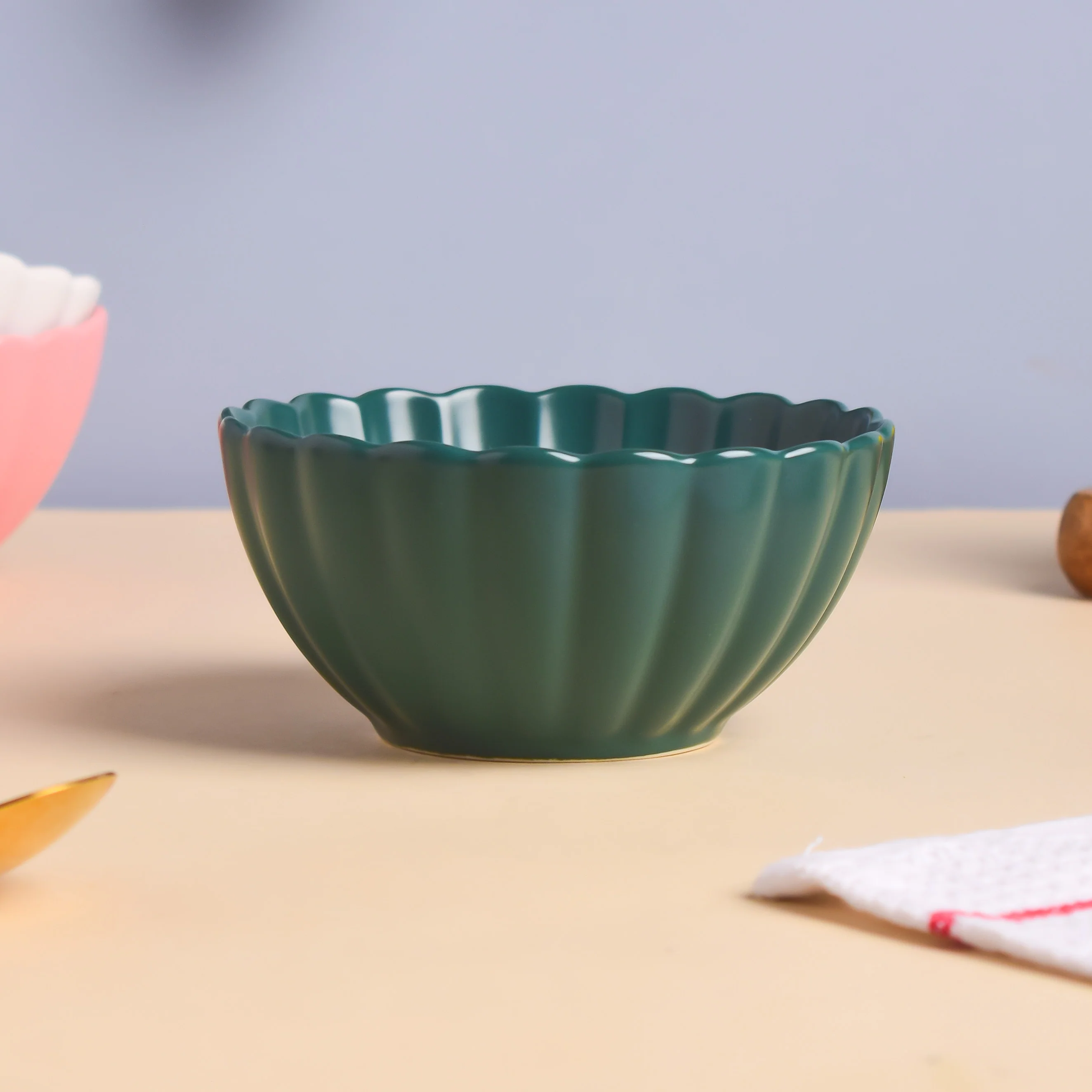 Teal Tantrum Scallop Soup Bowl 250 ml - Image 3