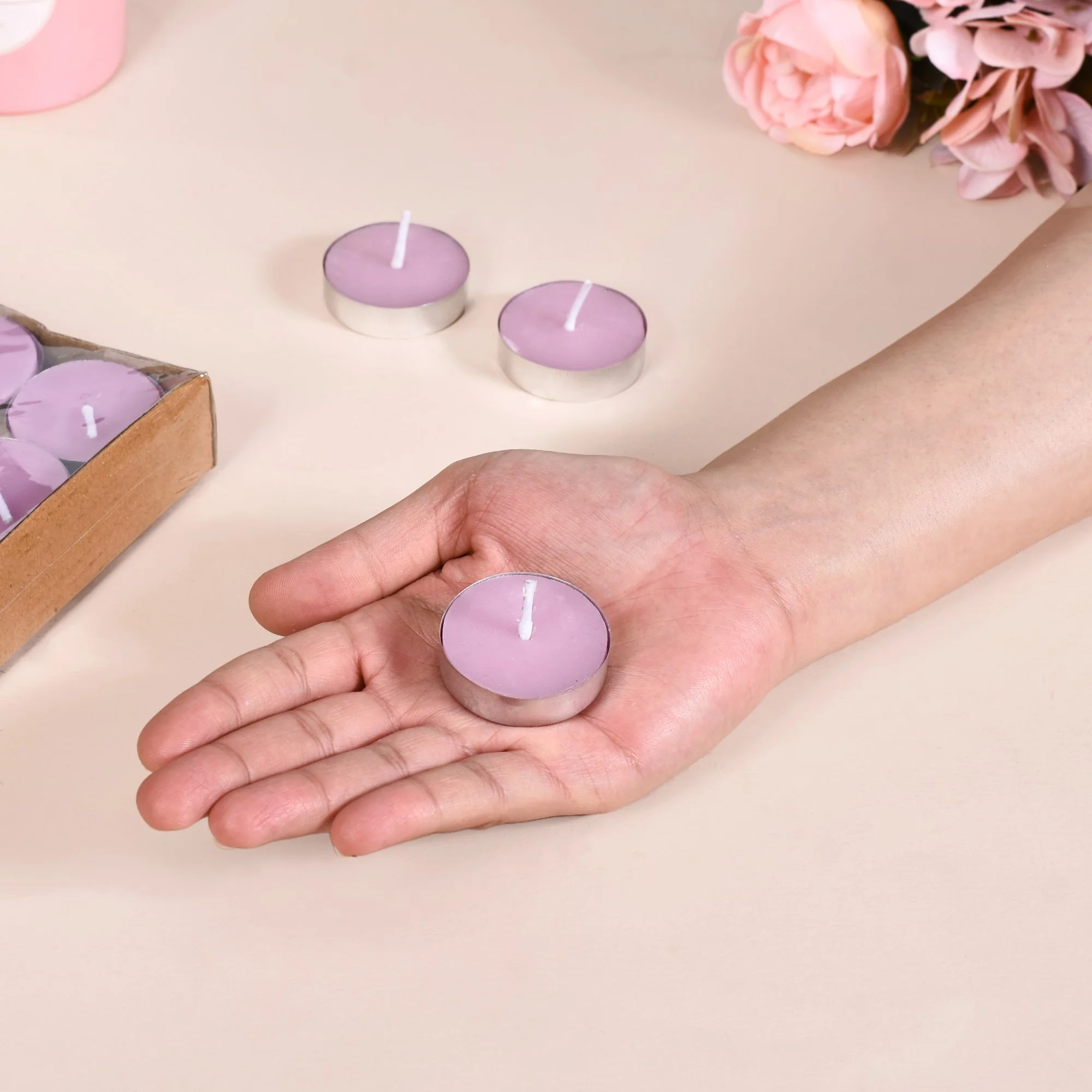 Tealight Candles Set Of 50 Lavender - Image 6