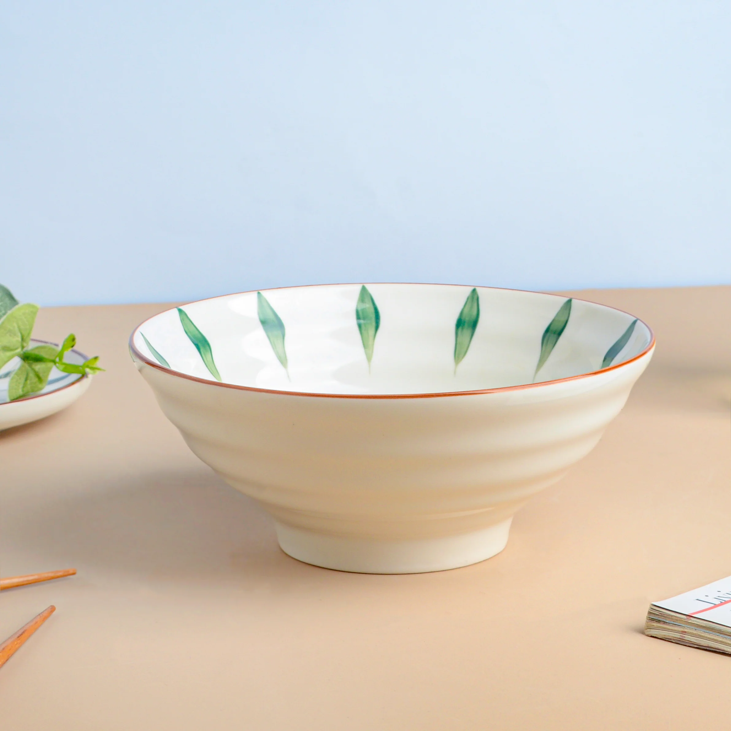 Teardrop Green 21 Piece Dinner Set For 6 - Image 9