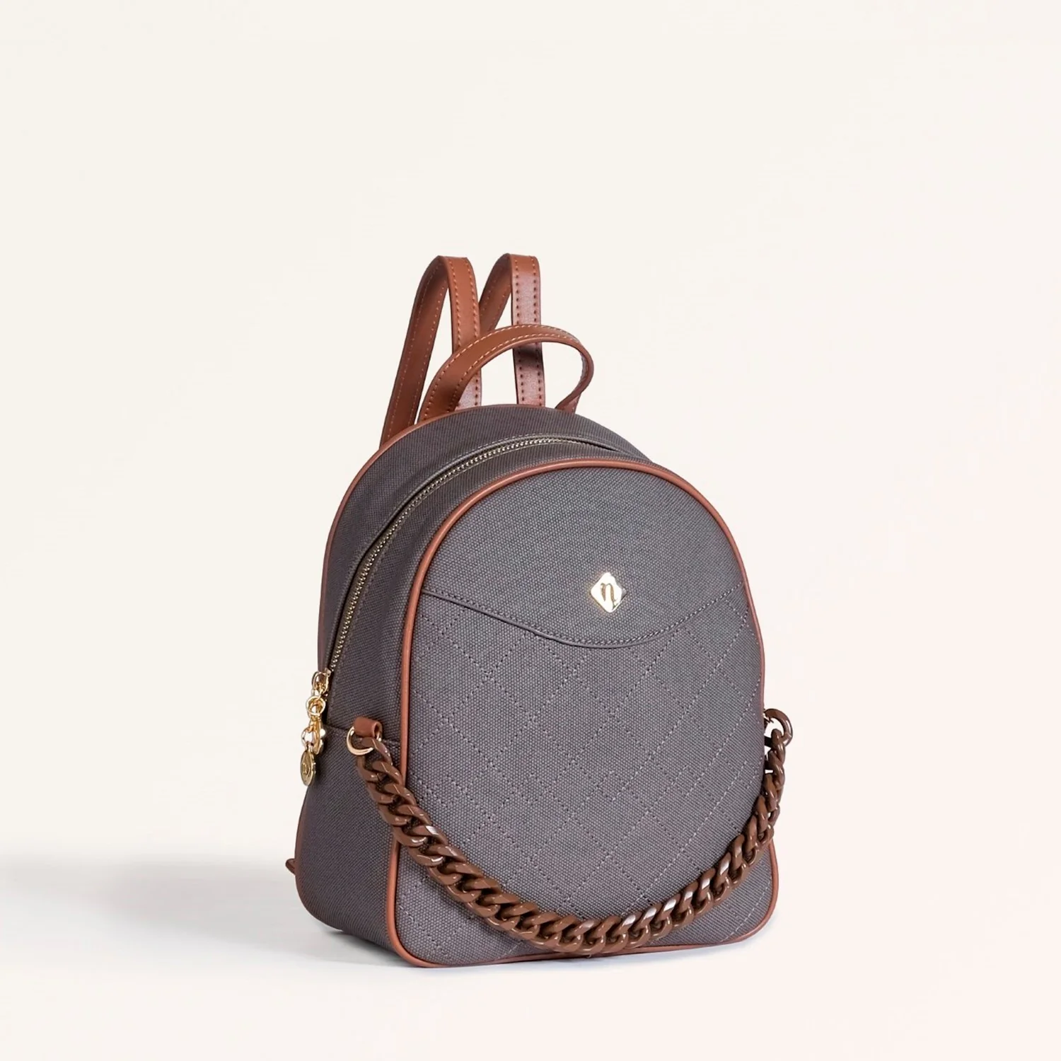 Terra Backpack With Chain Accent - Image 3