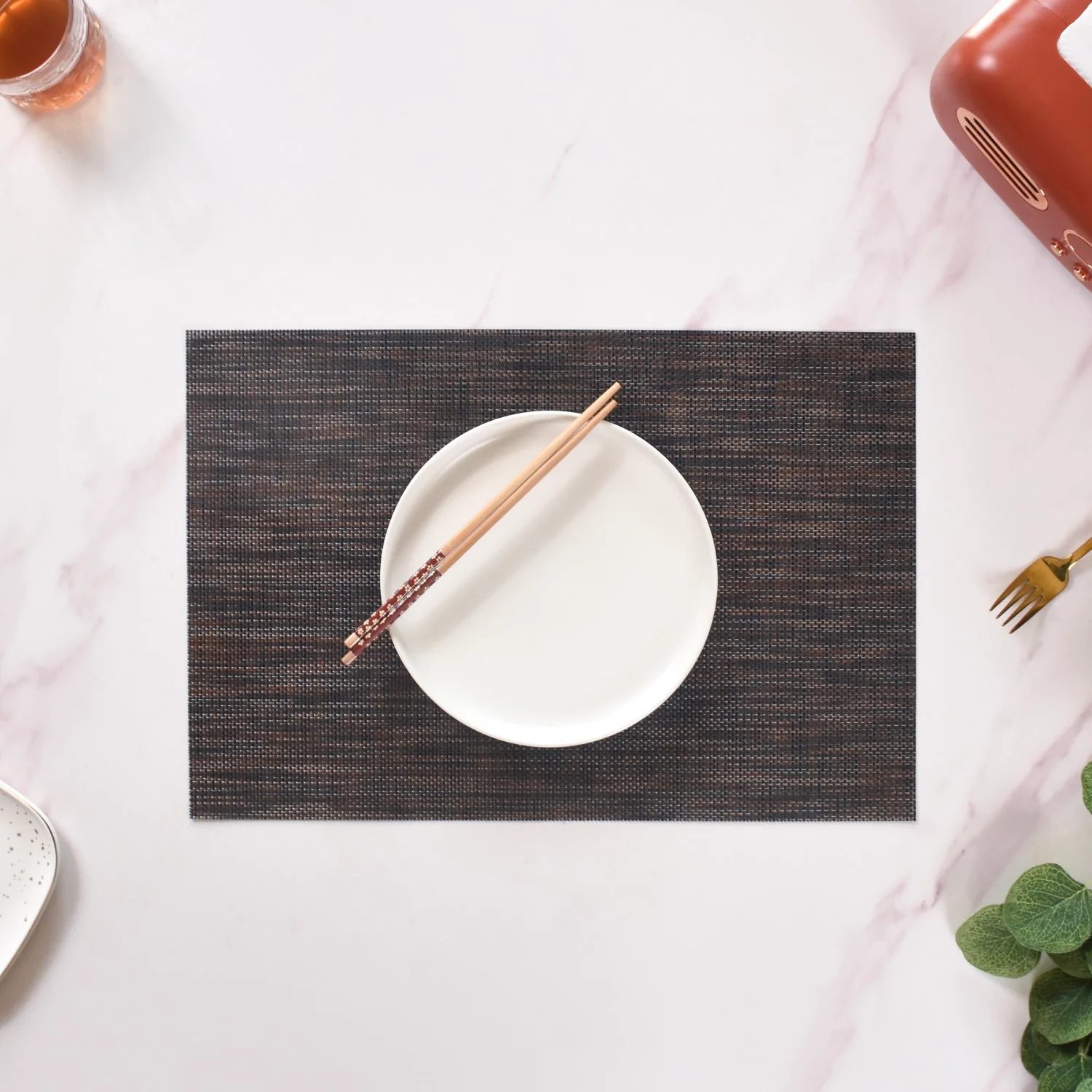Textured Anti Skid Table Mat Set Of 6 - Image 8