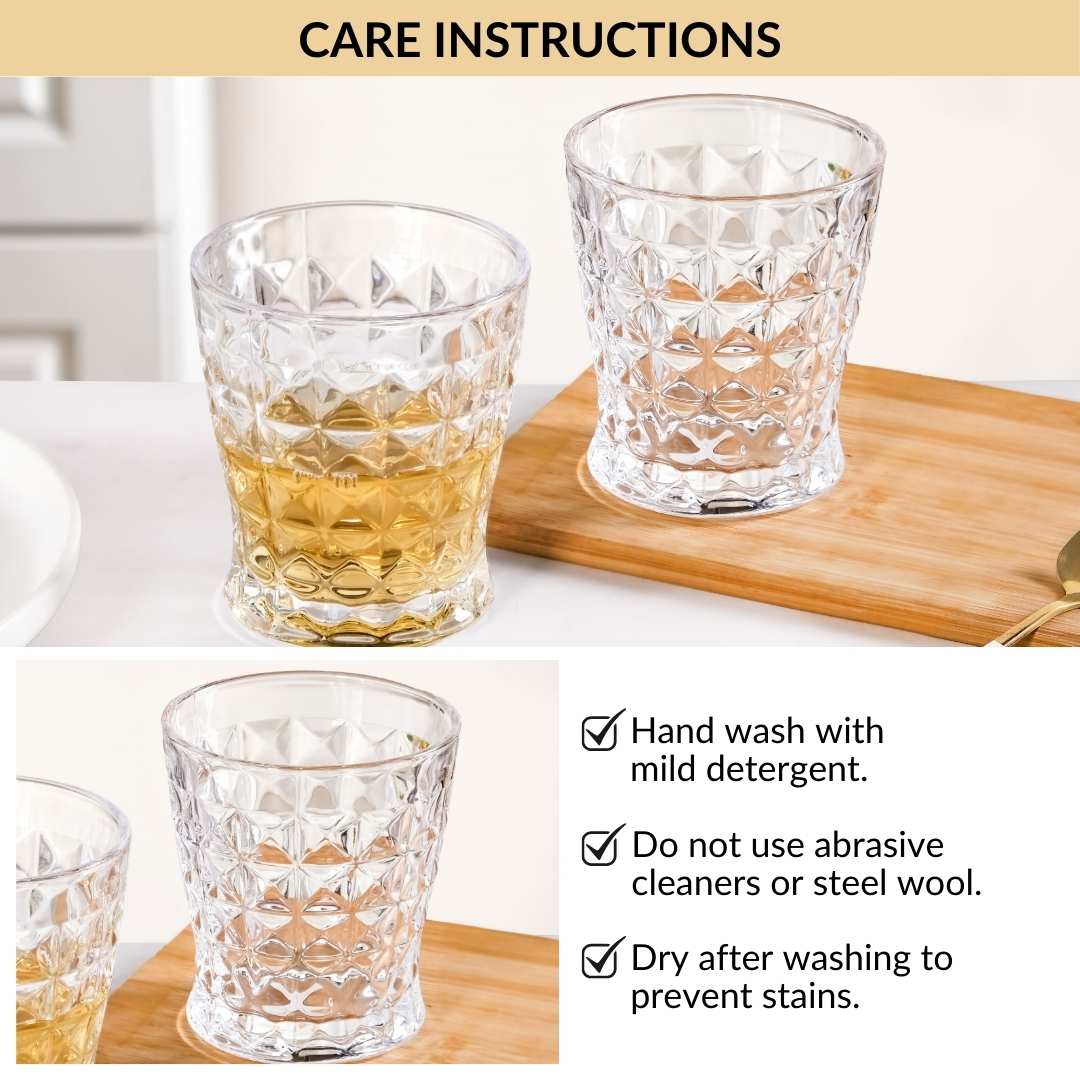 Textured Drinking Glass Set Of 6 245ml - Image 6