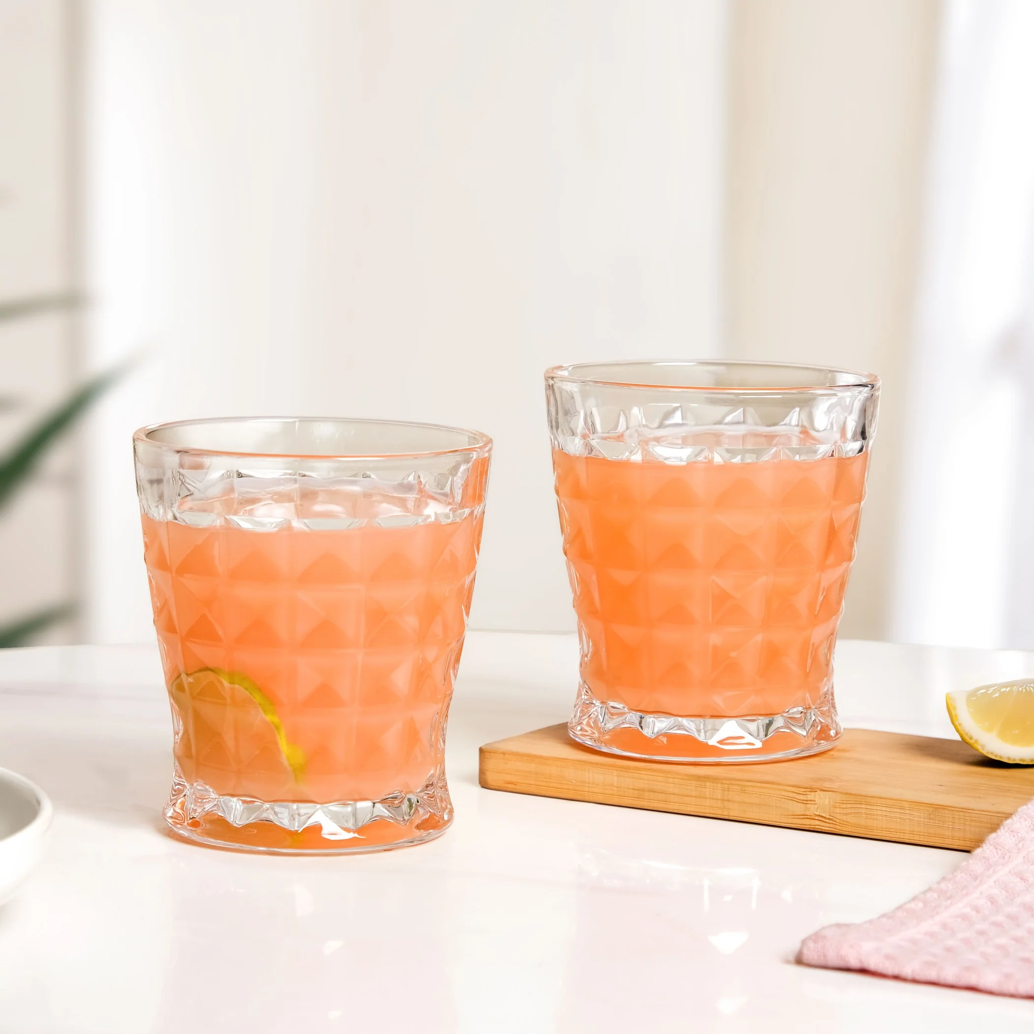 Textured Drinking Glass Set Of 6 245ml - Image 9
