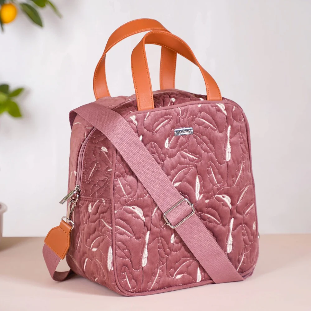 Thermal Lunch Bag For Office Pink - Image 5