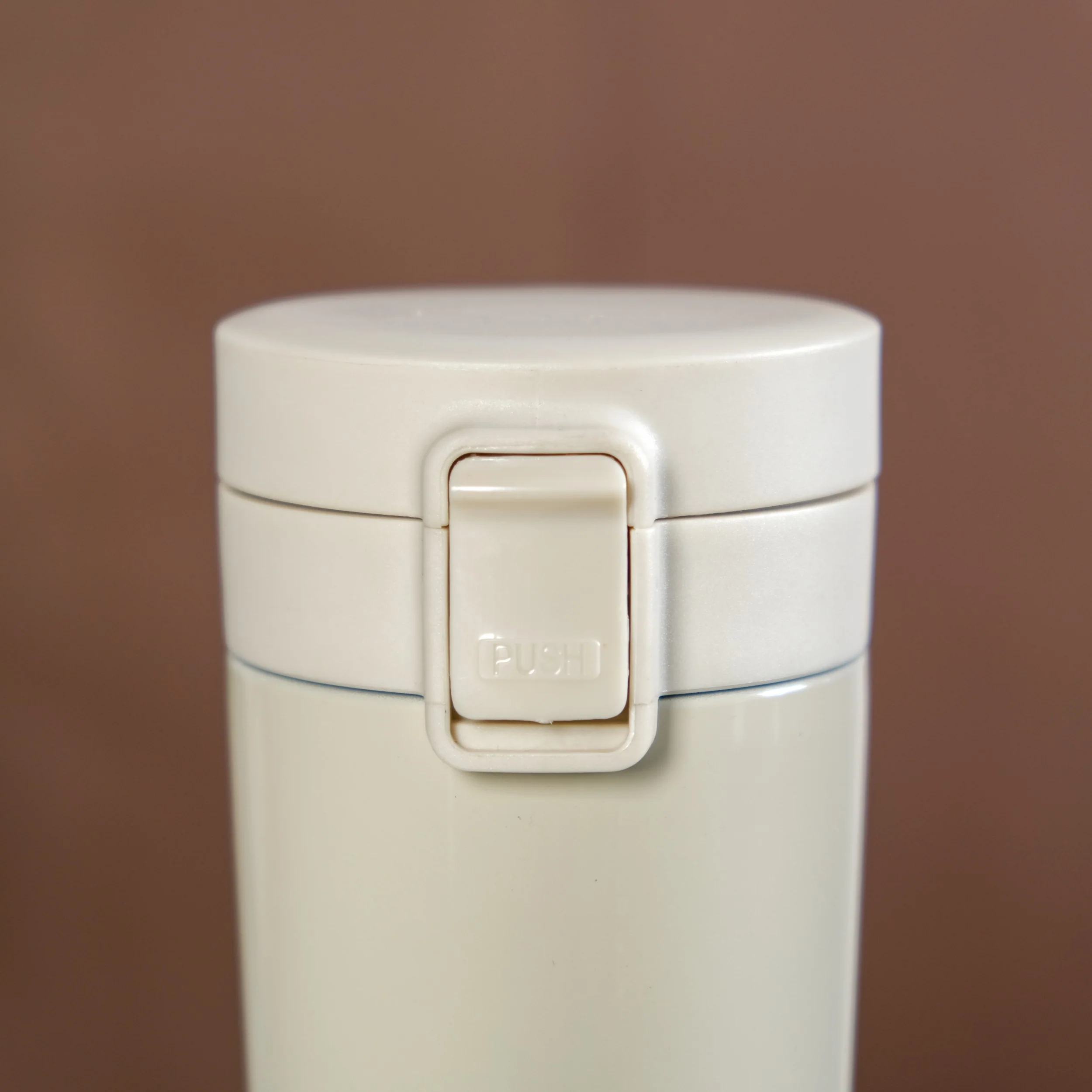 Thermox Insulated Vacuum Flask Portable Frosted Cream 450ml - Image 11