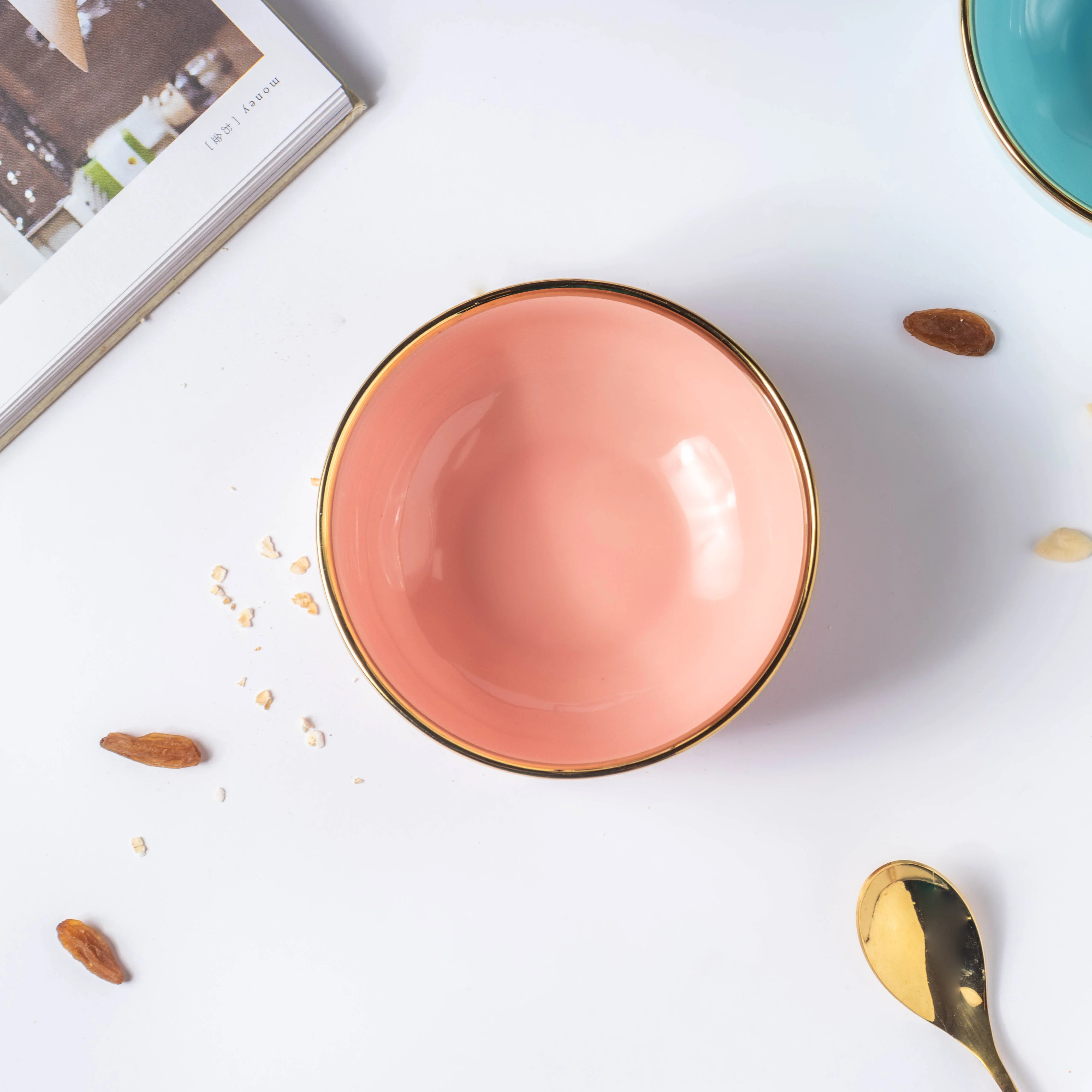 Think Pink Ceramic Soup Bowl - Image 4