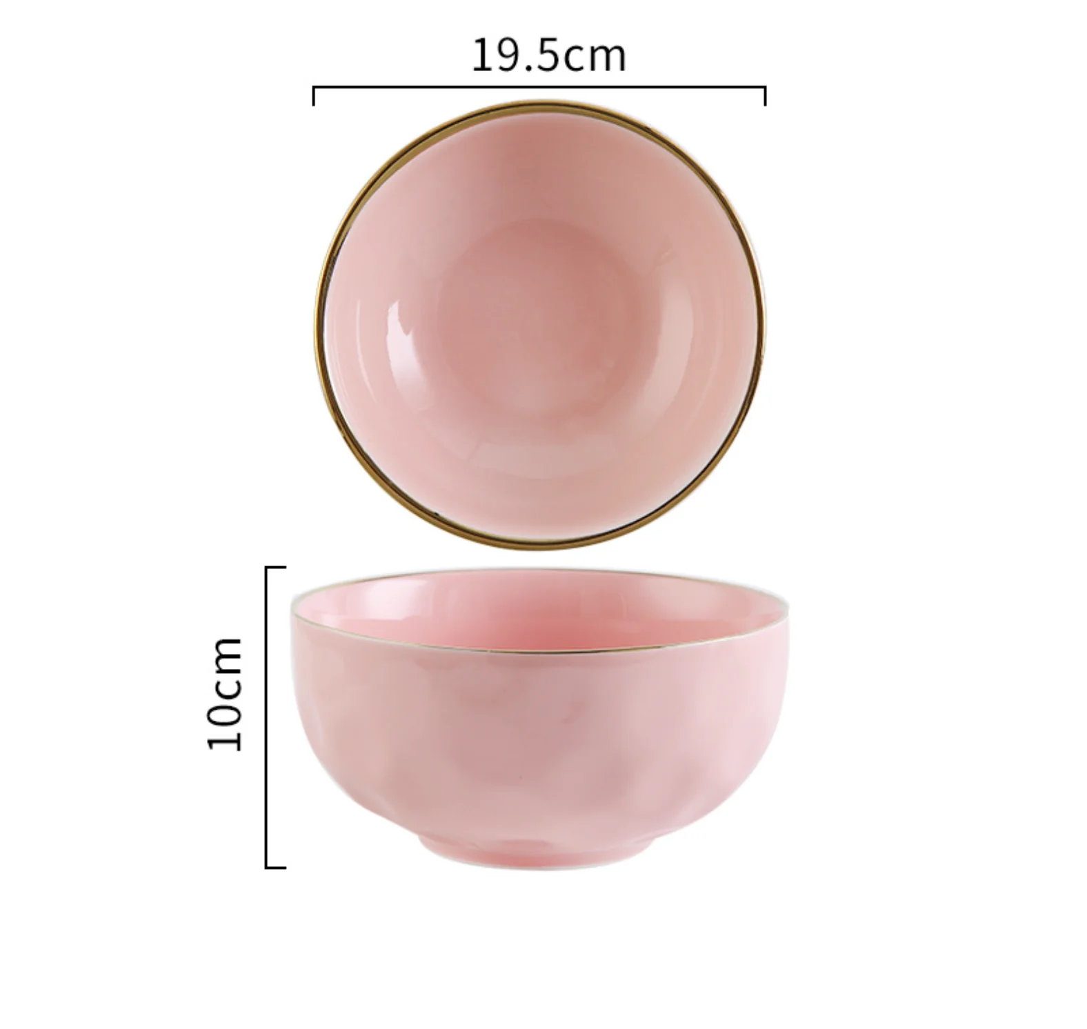 Think Pink Serving Bowl 8 Inch - Image 10