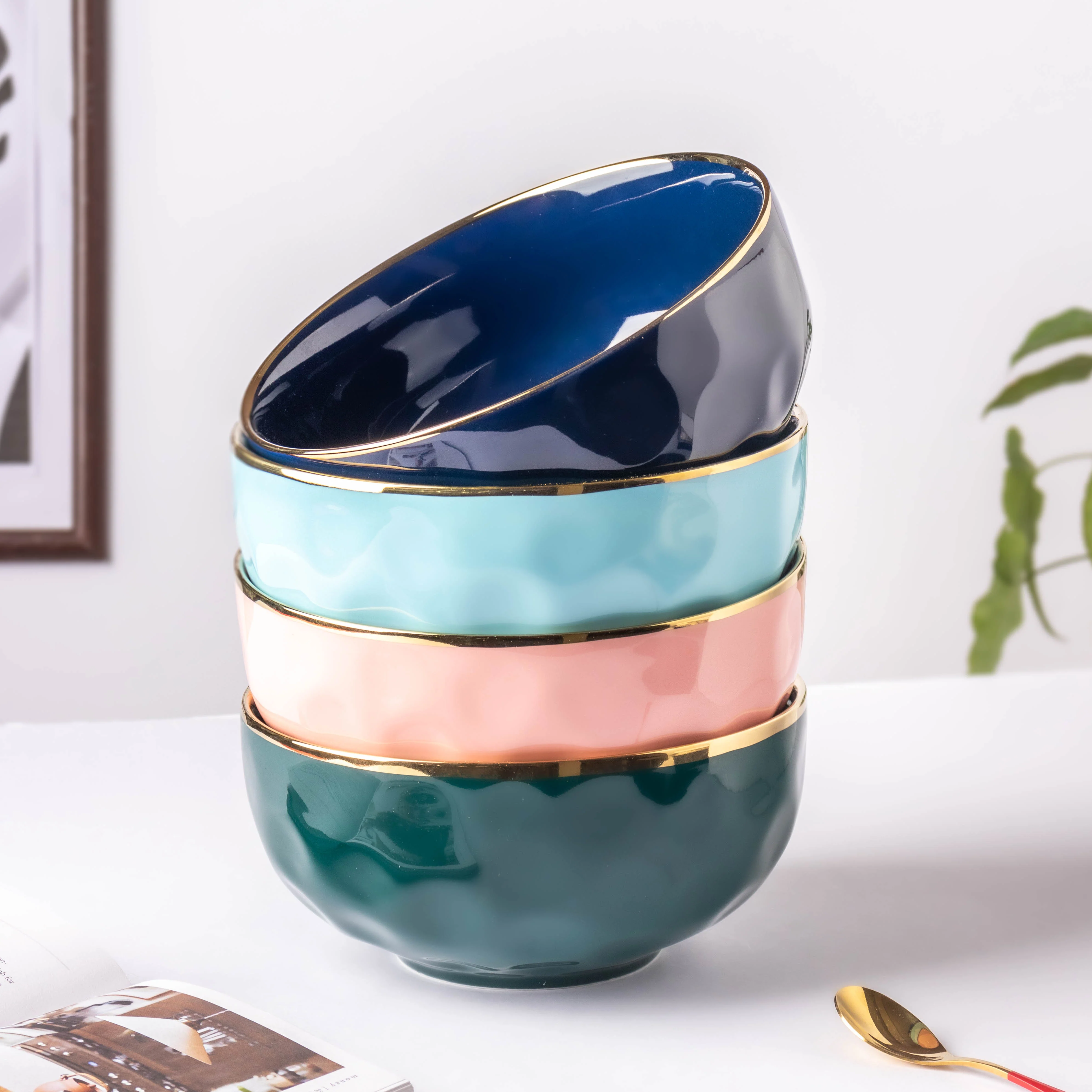 Think Pink Serving Bowl 8 Inch - Image 9