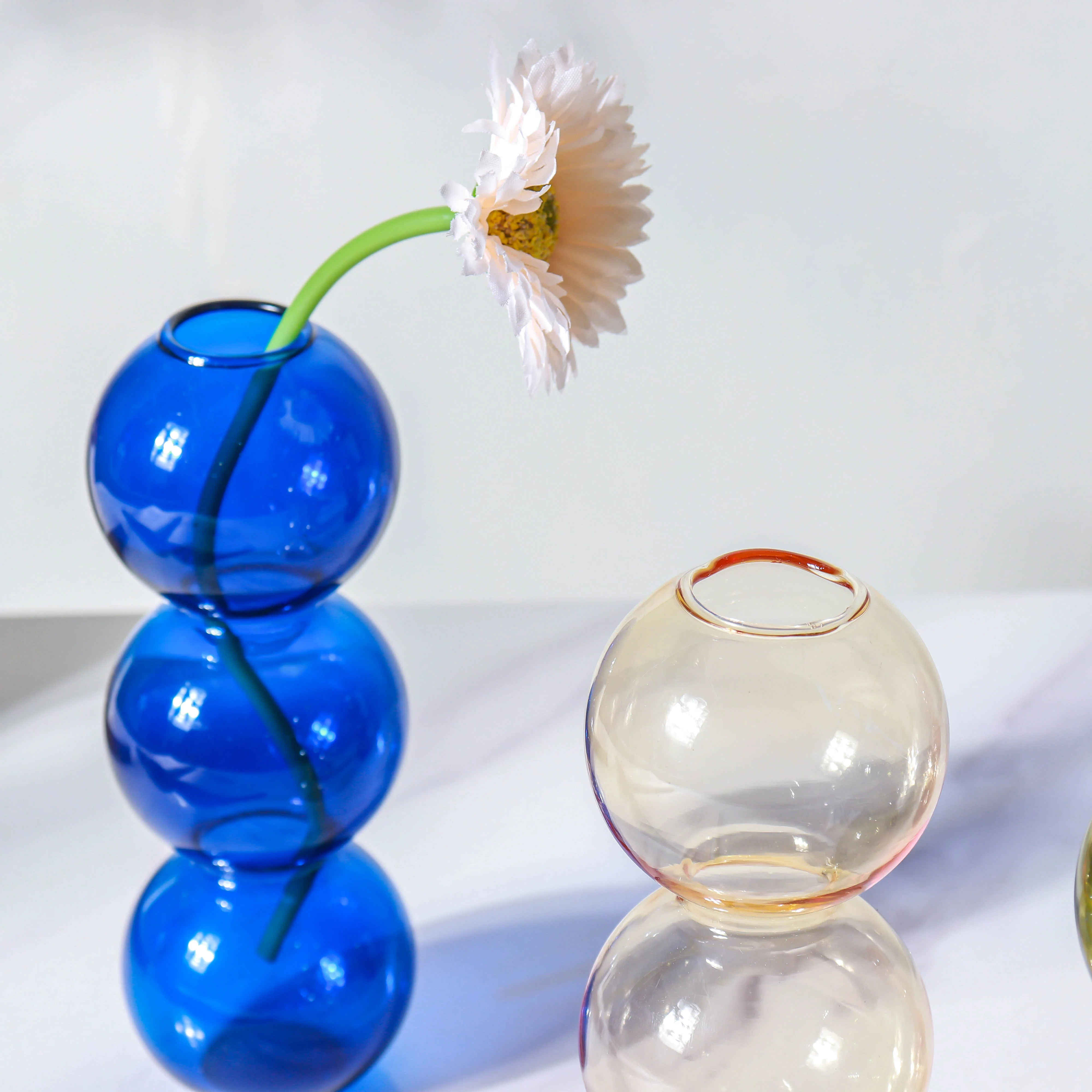 Three Bubbles Glass Vase - Image 14