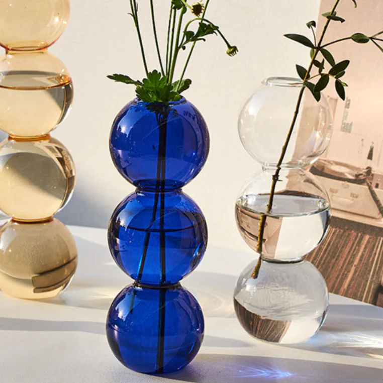 Three Bubbles Glass Vase - Image 17