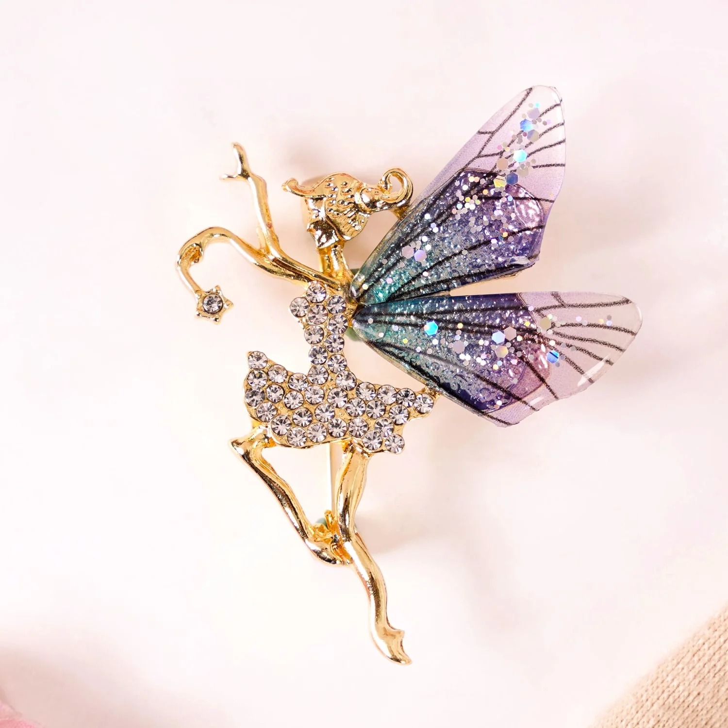 Tinkerbell Fairy Brooch Pin - Image 7