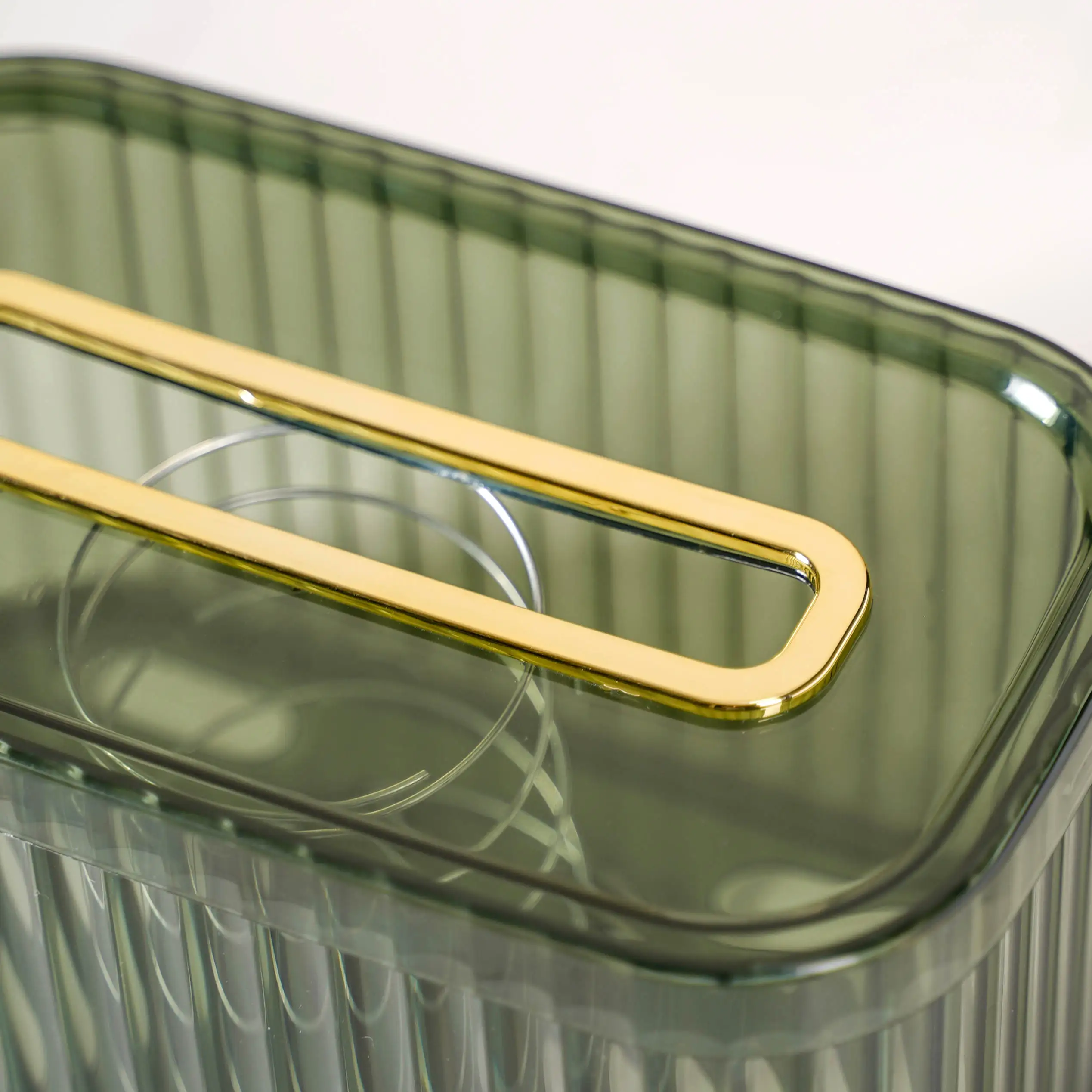 Tissue Box Holder With Storage Organizer Green - Image 20