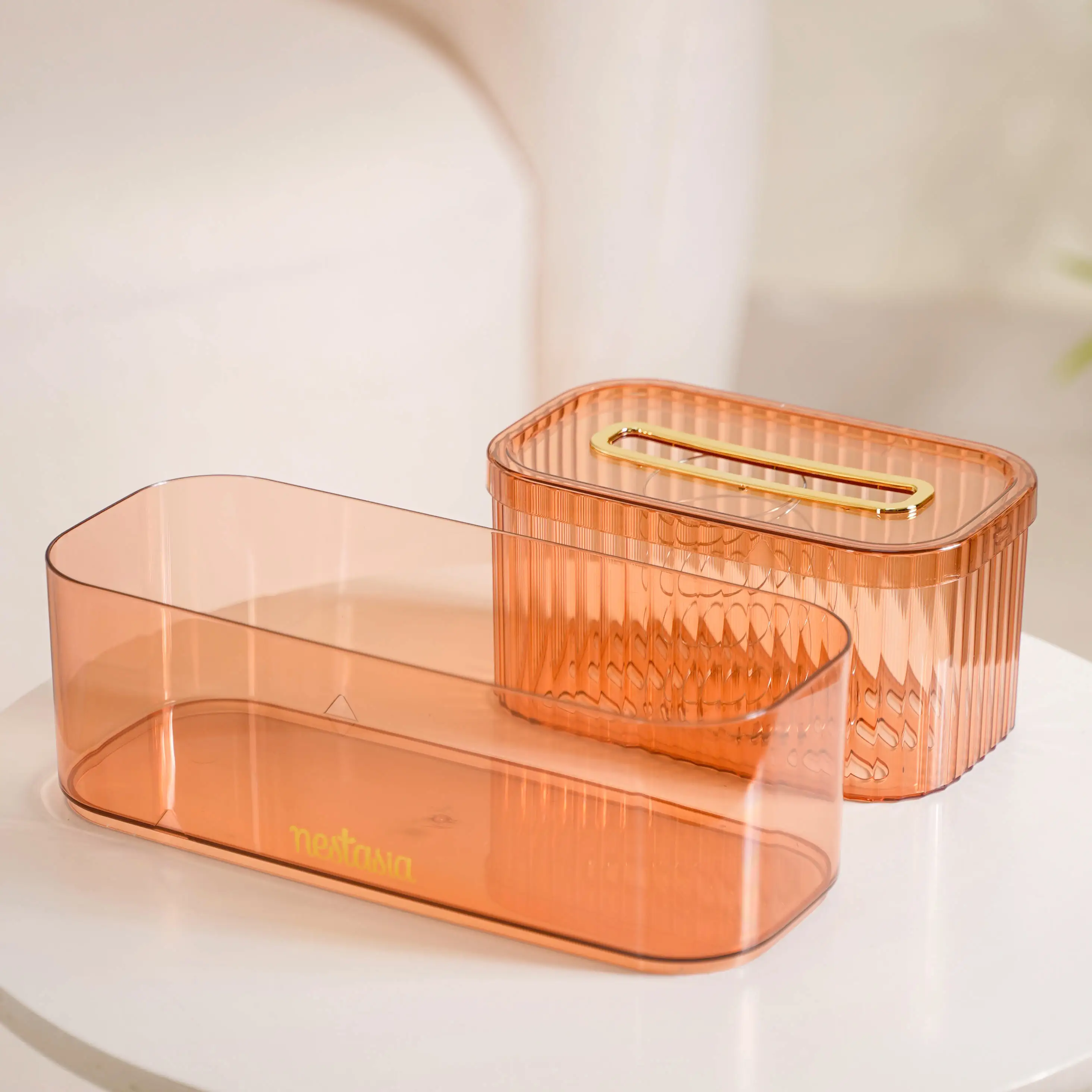 Tissue Paper Holder With Organizer Amber - Image 10