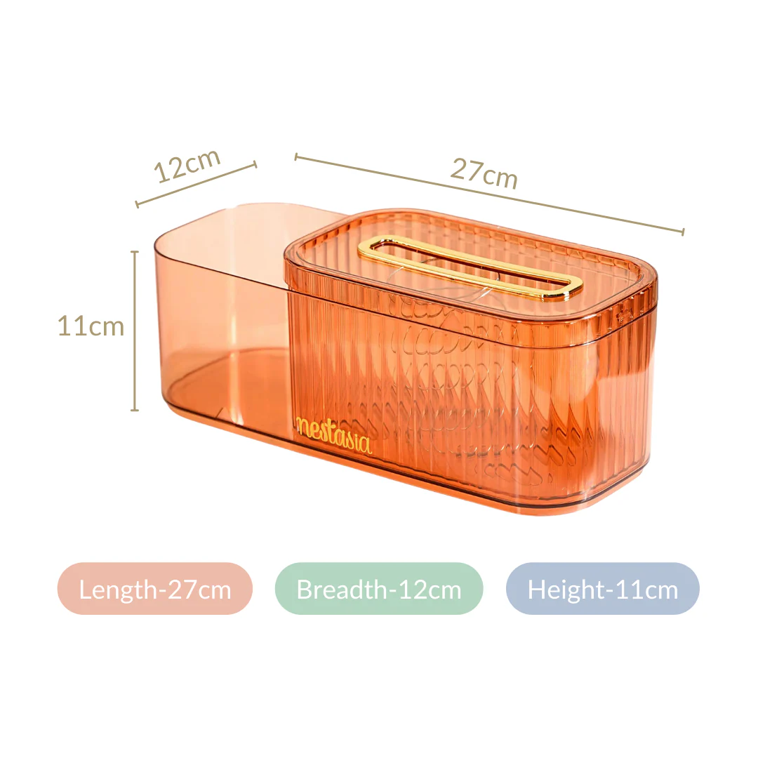 Tissue Paper Holder With Organizer Amber - Image 7