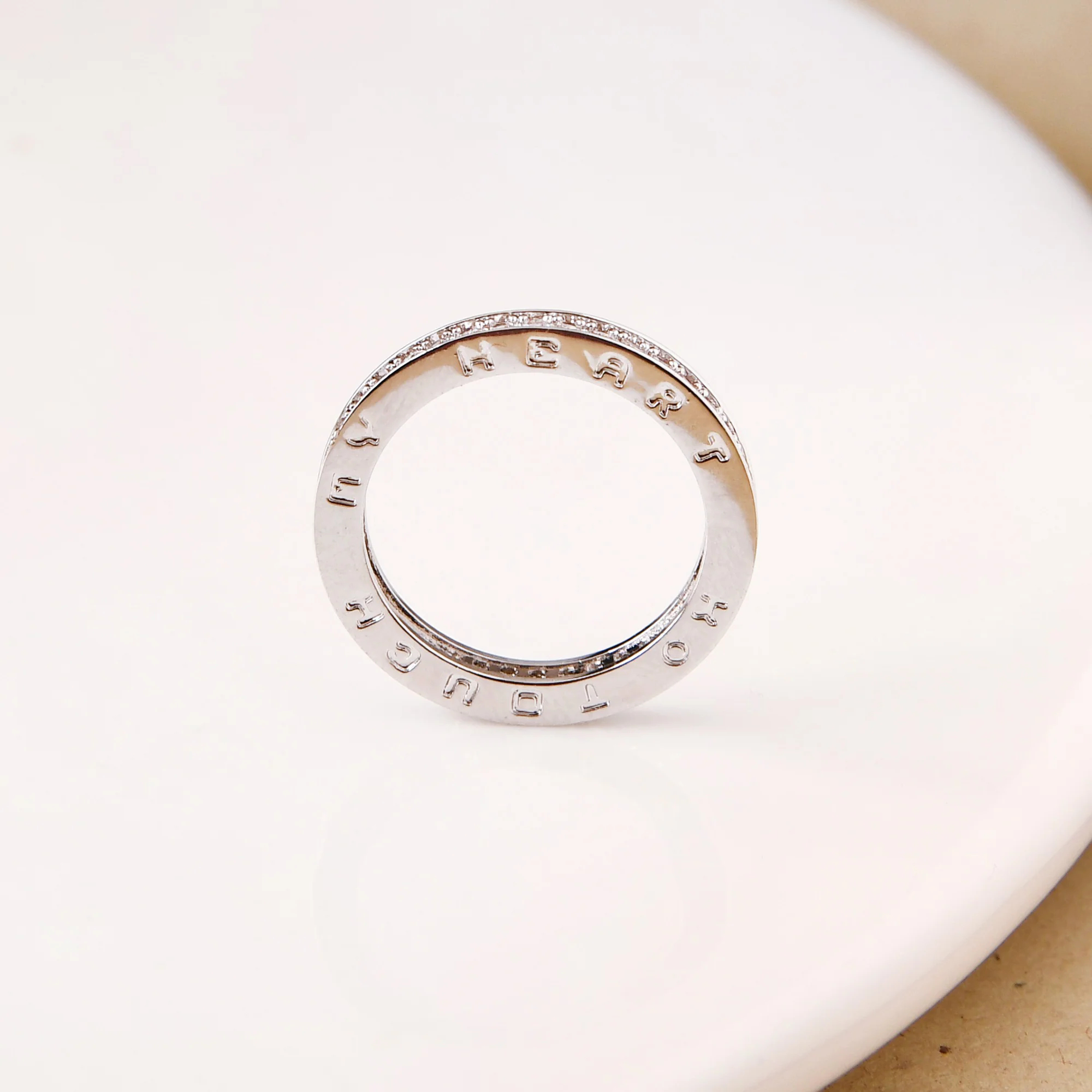 Touch My Heart Silver Ring - Image 5