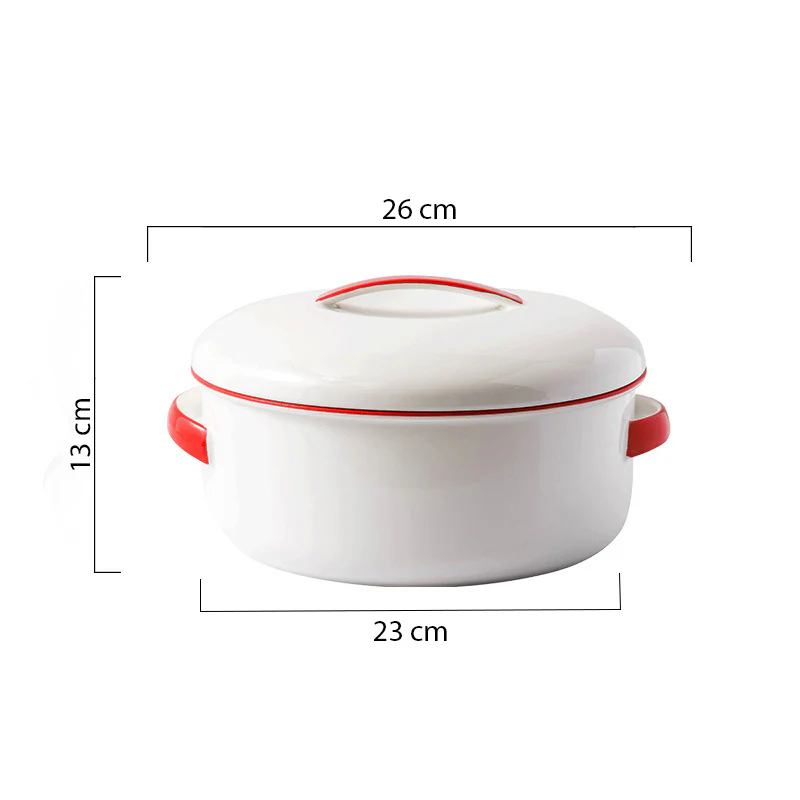 Toujours Serving Bowl With Lid - Image 10