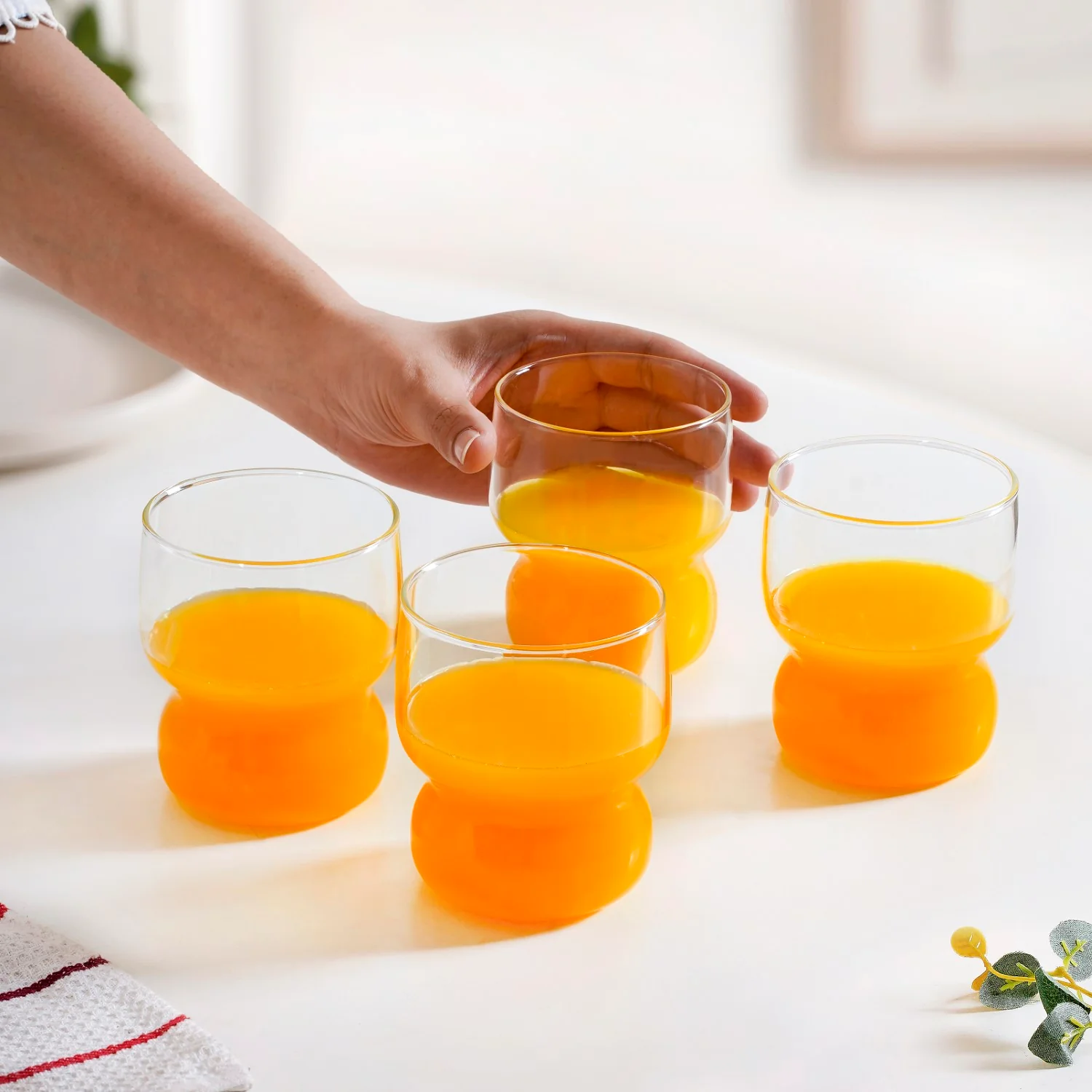 Transparent Borosilicate Glass Tumbler Set Of 4 310ml - Image 2