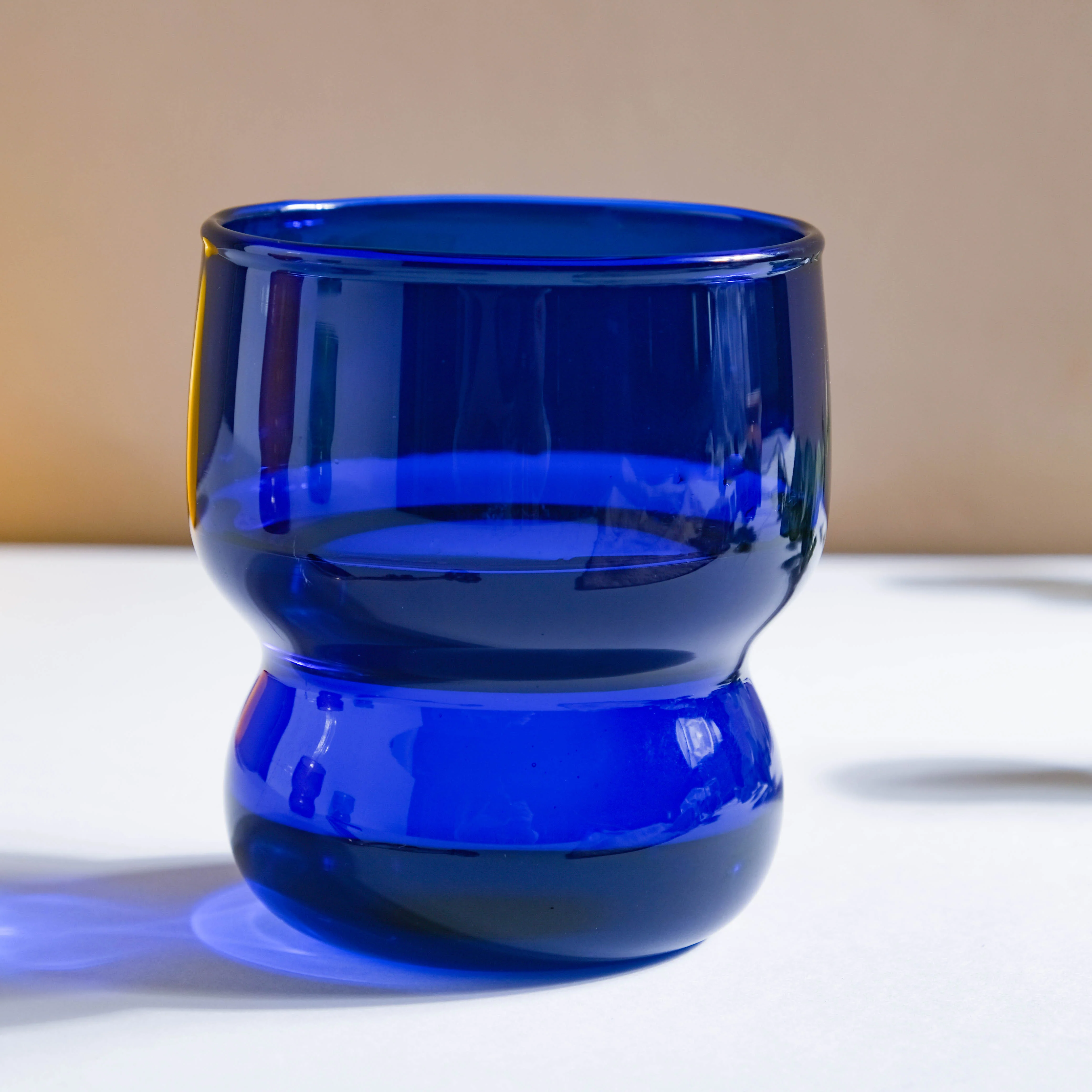 Transparent Borosilicate Glass Tumbler Blue - Image 5