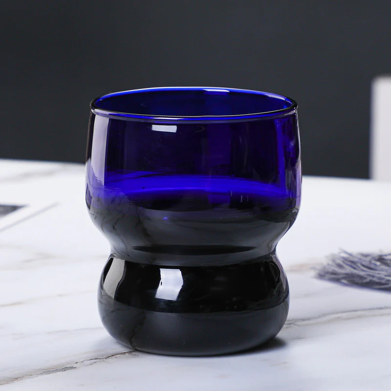 Transparent Borosilicate Glass Tumbler Blue - Image 7