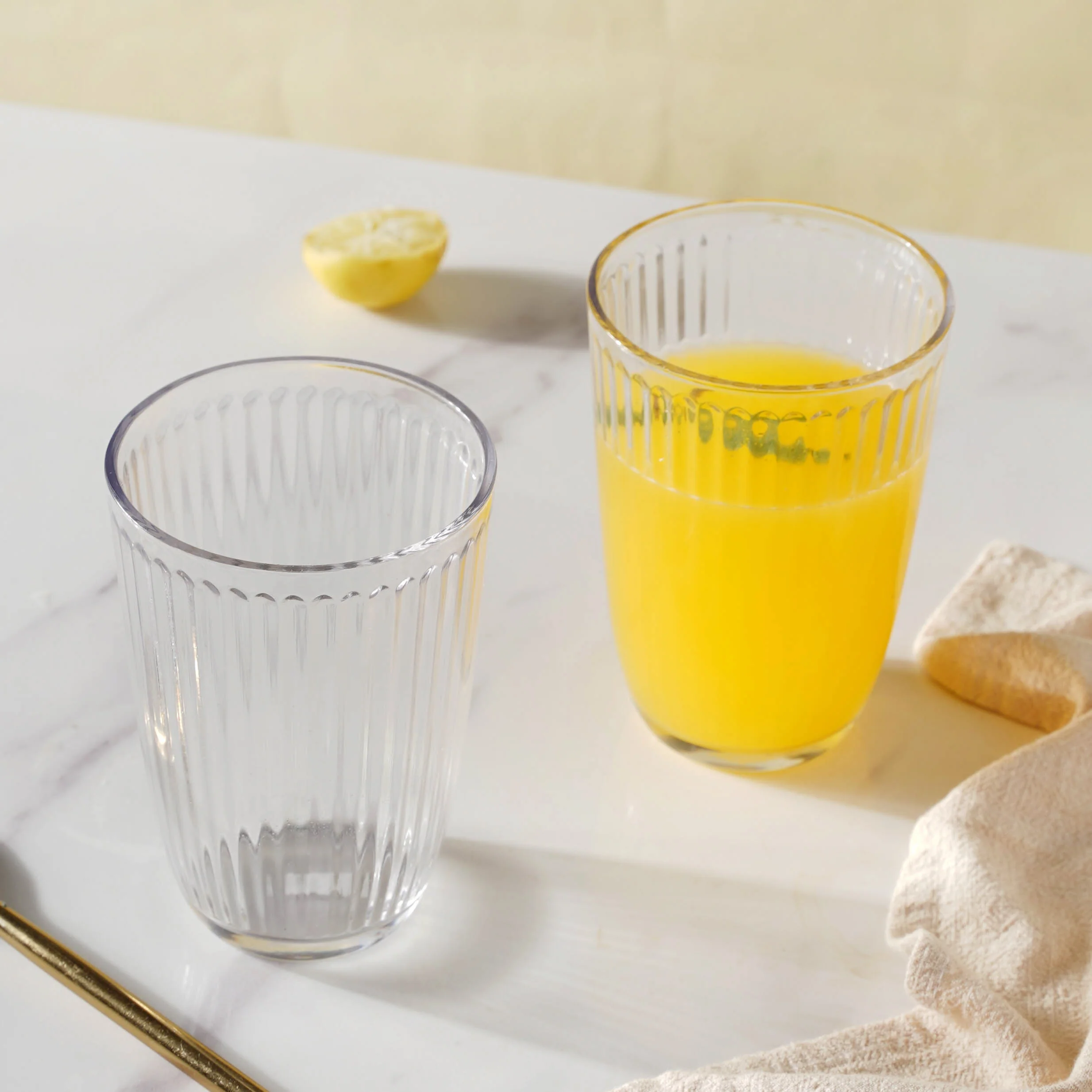 Transparent Drinking Glass Set of 2 - Image 3