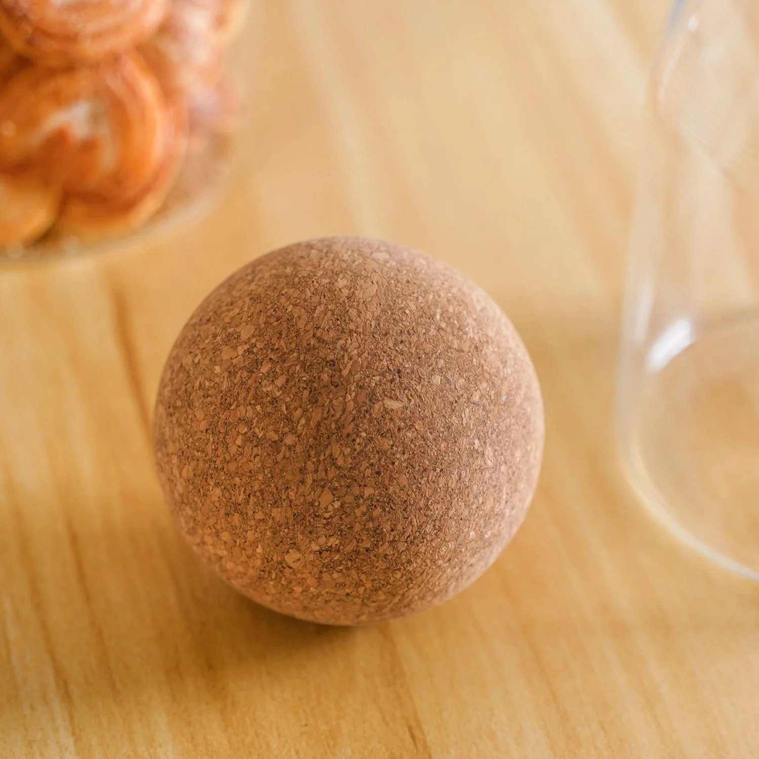 Transparent Glass Airtight Jar With Ball Cork Lid Set Of 2 1000ml - Image 5