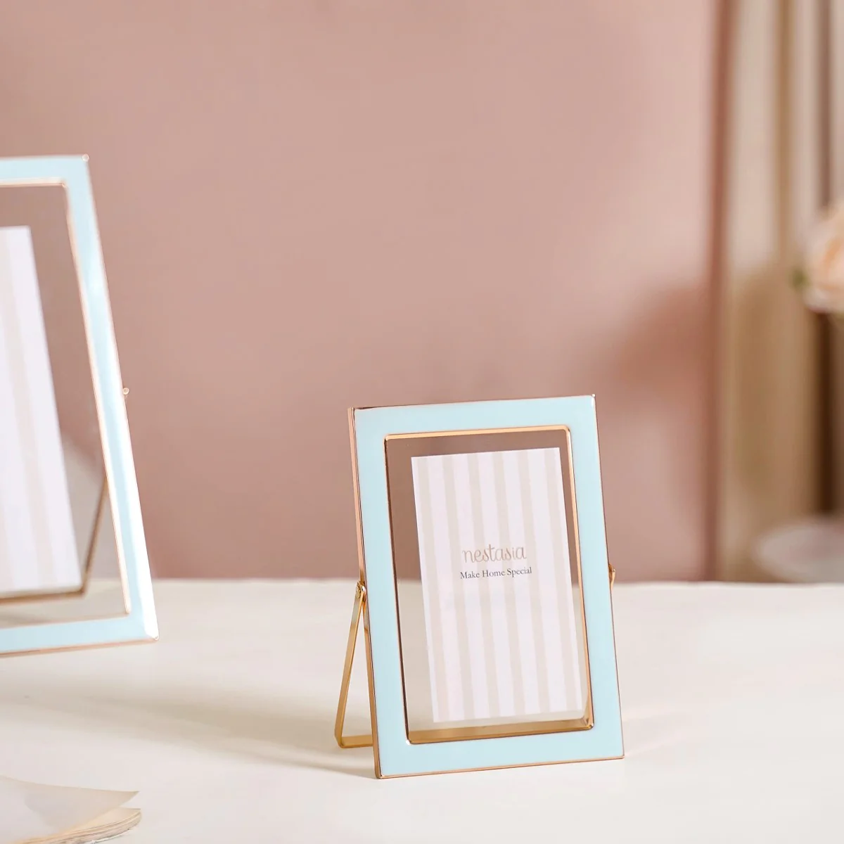 Transparent Photo Frame Baby Blue Set Of 3 - Image 7