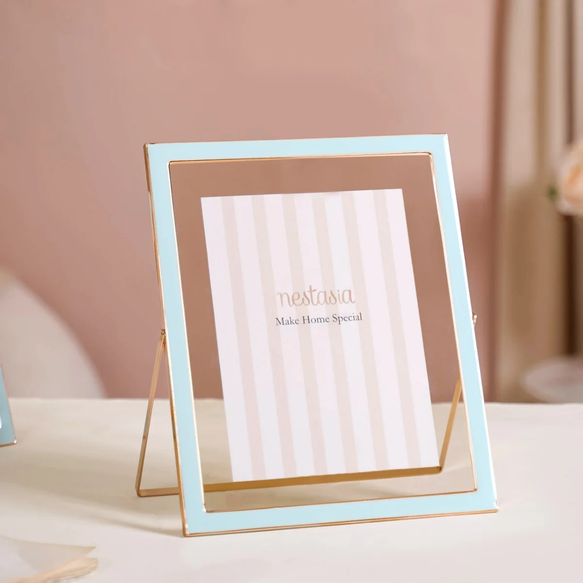 Transparent Photo Frame Baby Blue Set Of 3 - Image 8