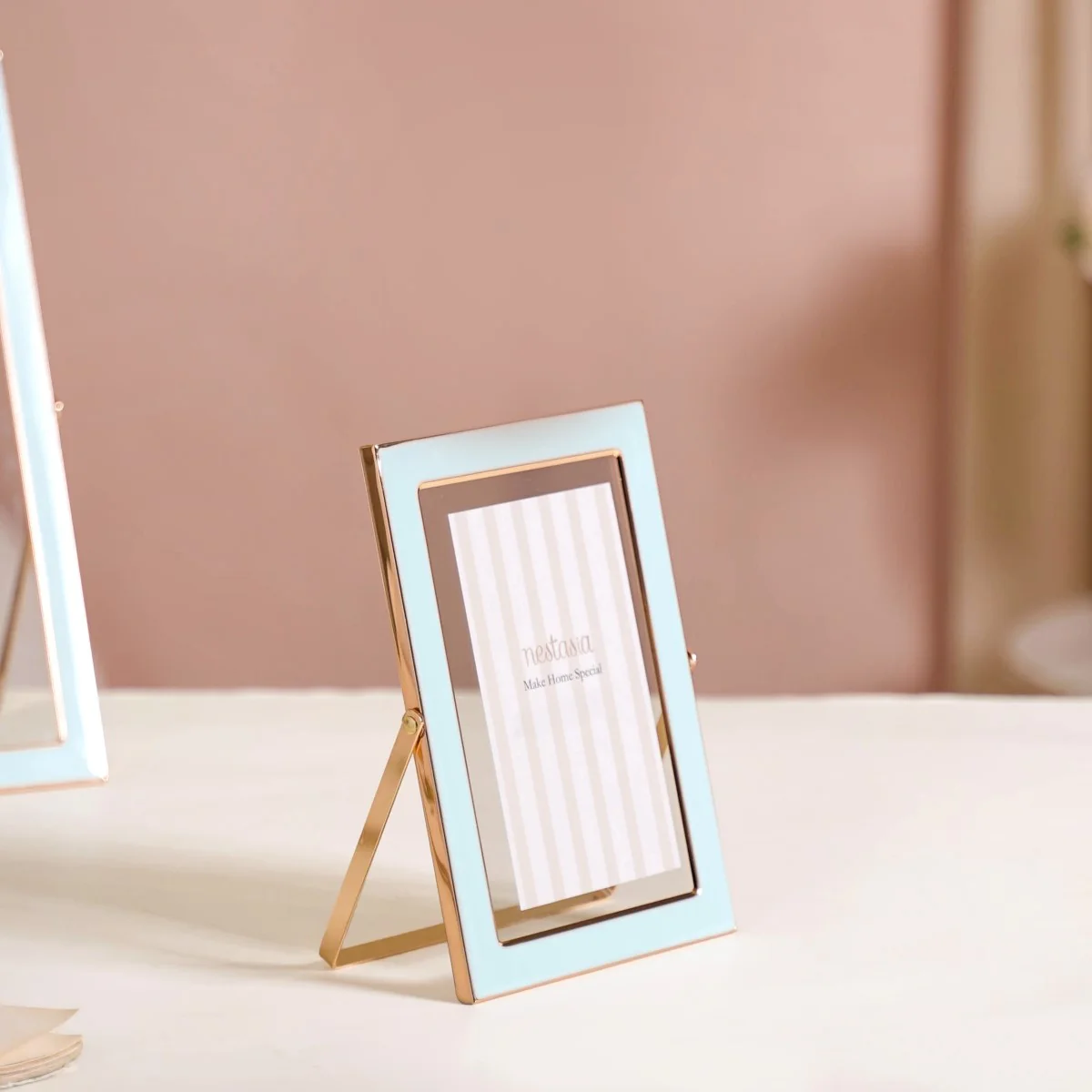 Transparent Photo Frame Baby Blue Set Of 3 - Image 9