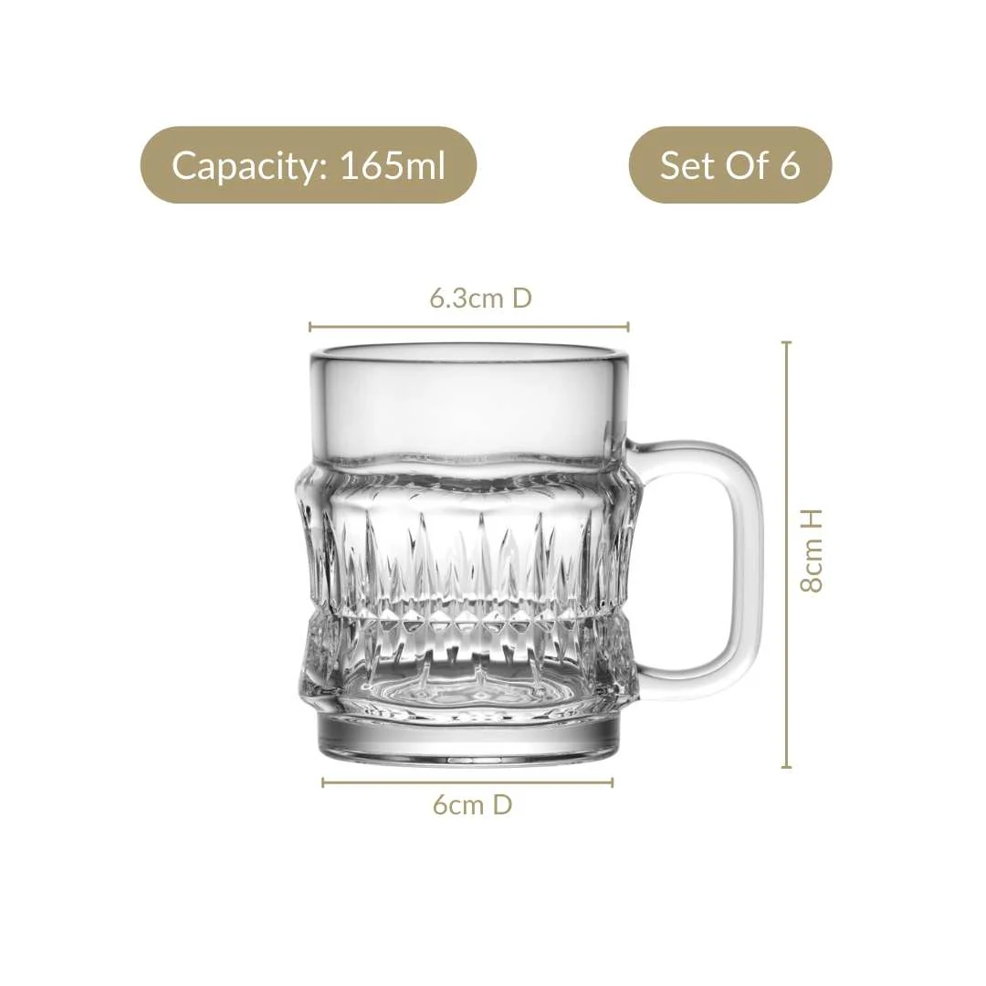 Transparent Tea Cup Set Of 6 165ml - Image 5