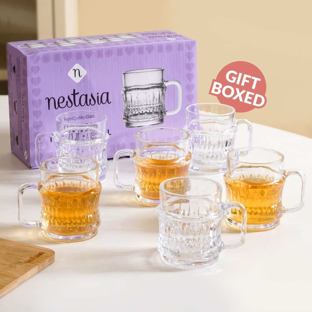 Transparent Tea Cup Set Of 6 165ml - Image 9