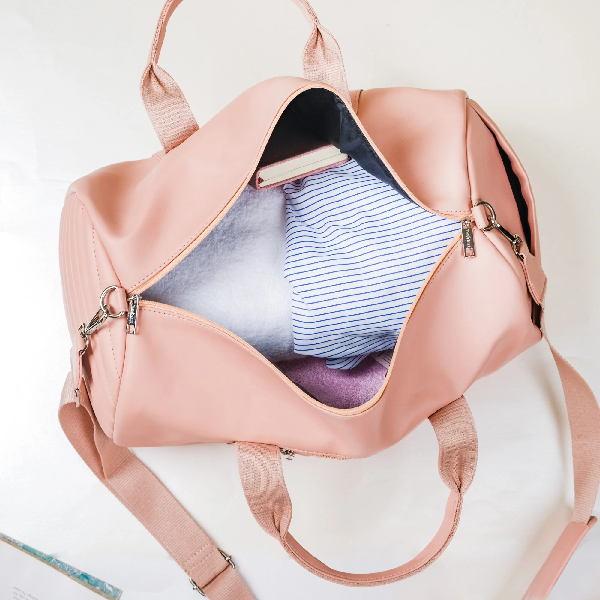 Travel Duffle Bag Pink Set Of 2 - Image 14