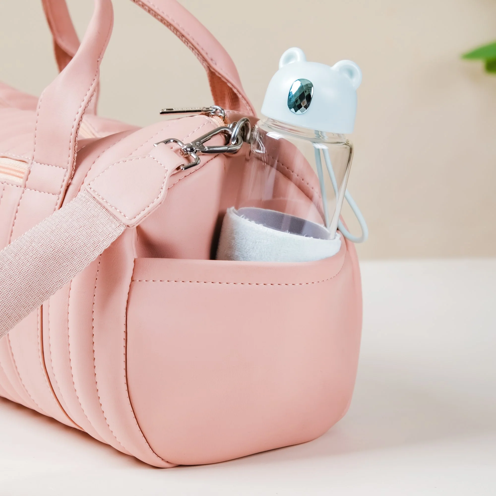 Travel Duffle Bag Pink Set Of 2 - Image 8