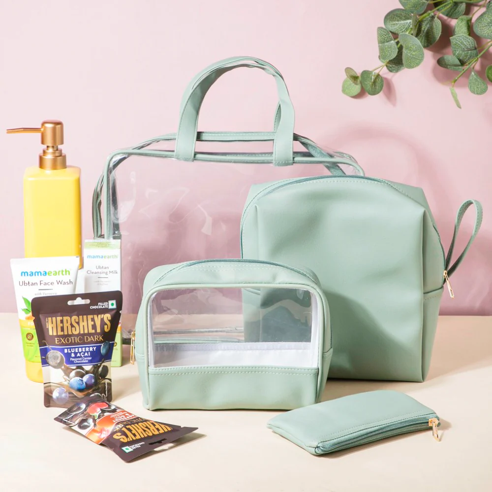 Travel Kit And Dispenser Pamper Hamper Set Of 6 - Image 2
