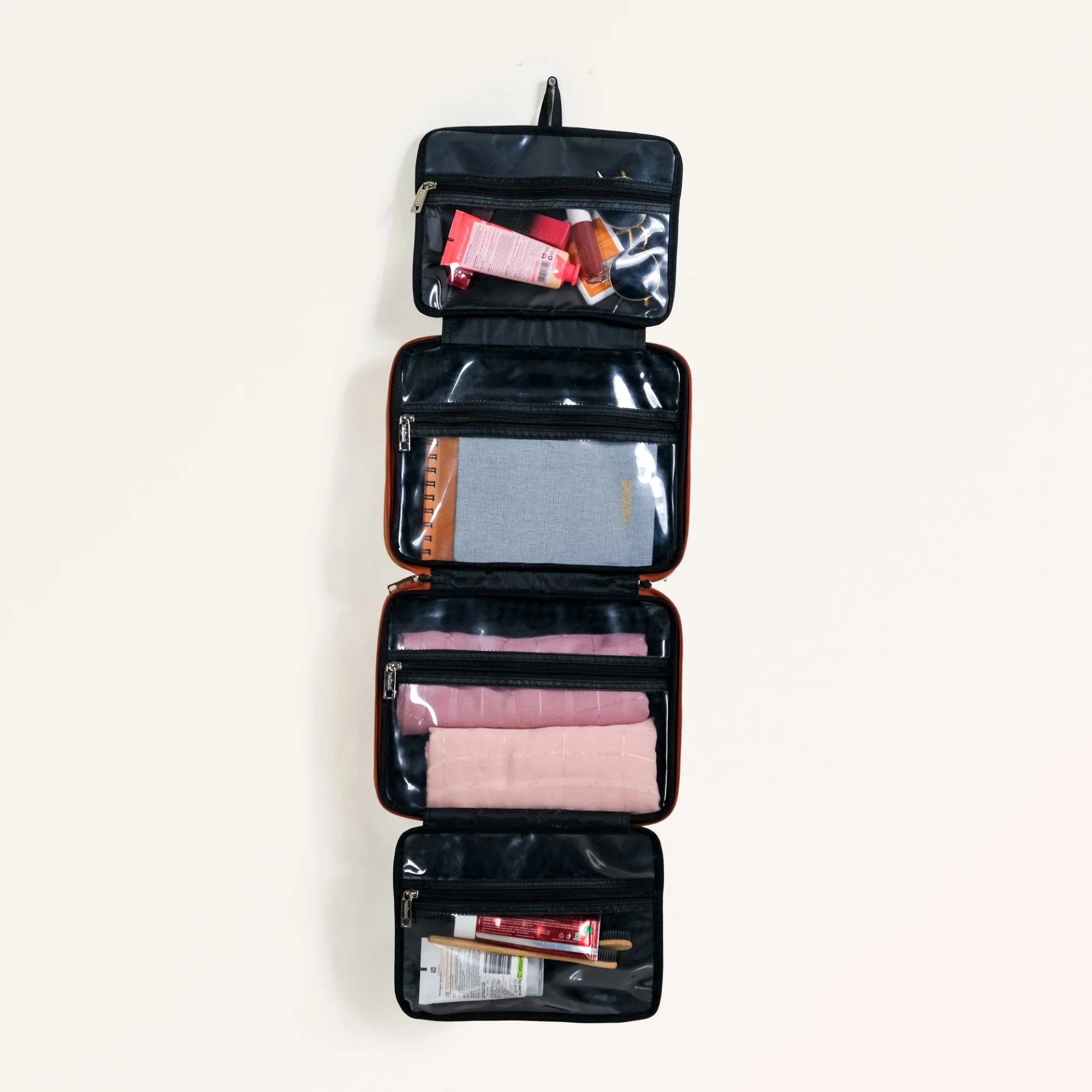 Travel Kit Bag Brown - Image 8