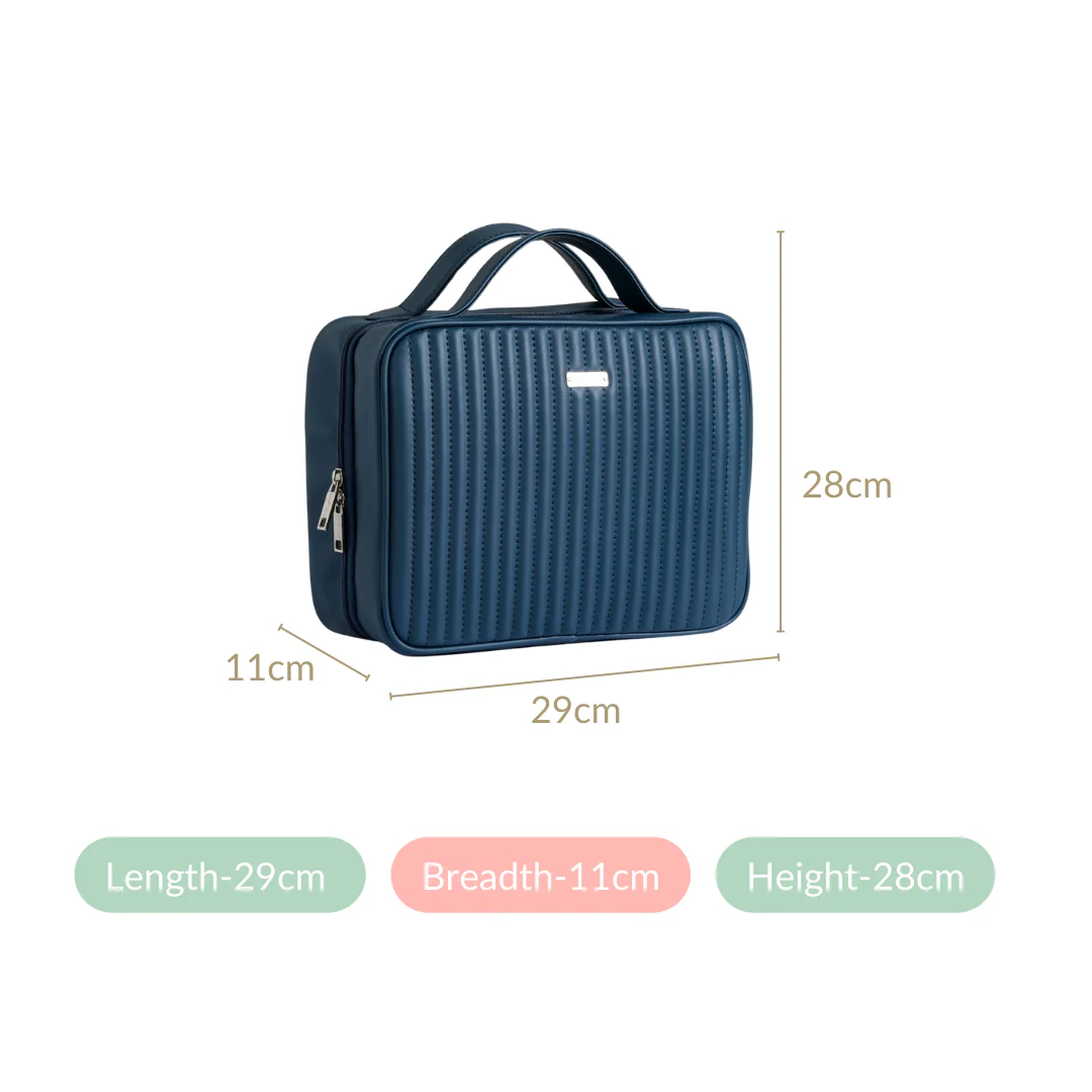 Travel Organiser Bag Blue - Image 4