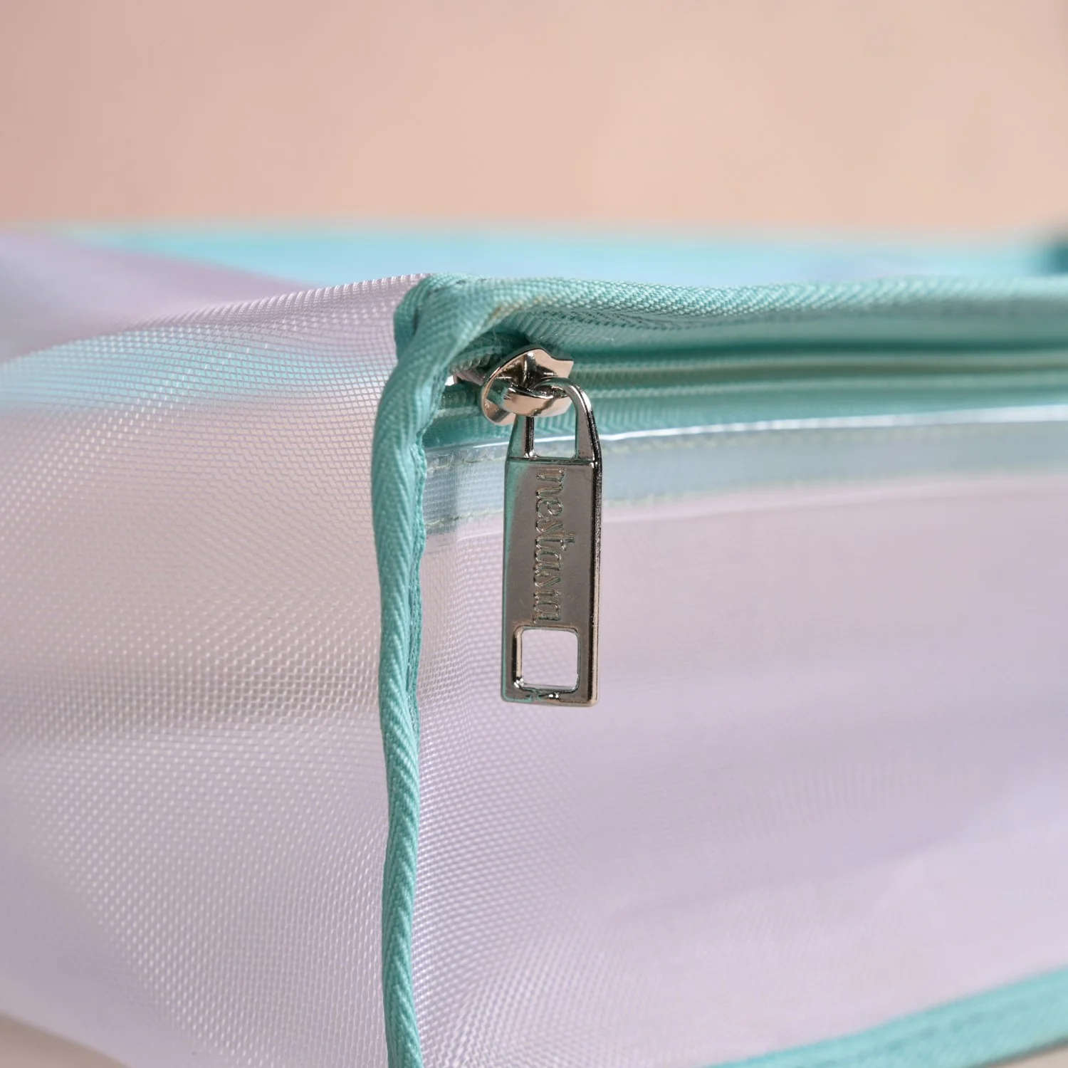 Travel Organiser Storage Bags In Aqua Set Of 3 - Image 6