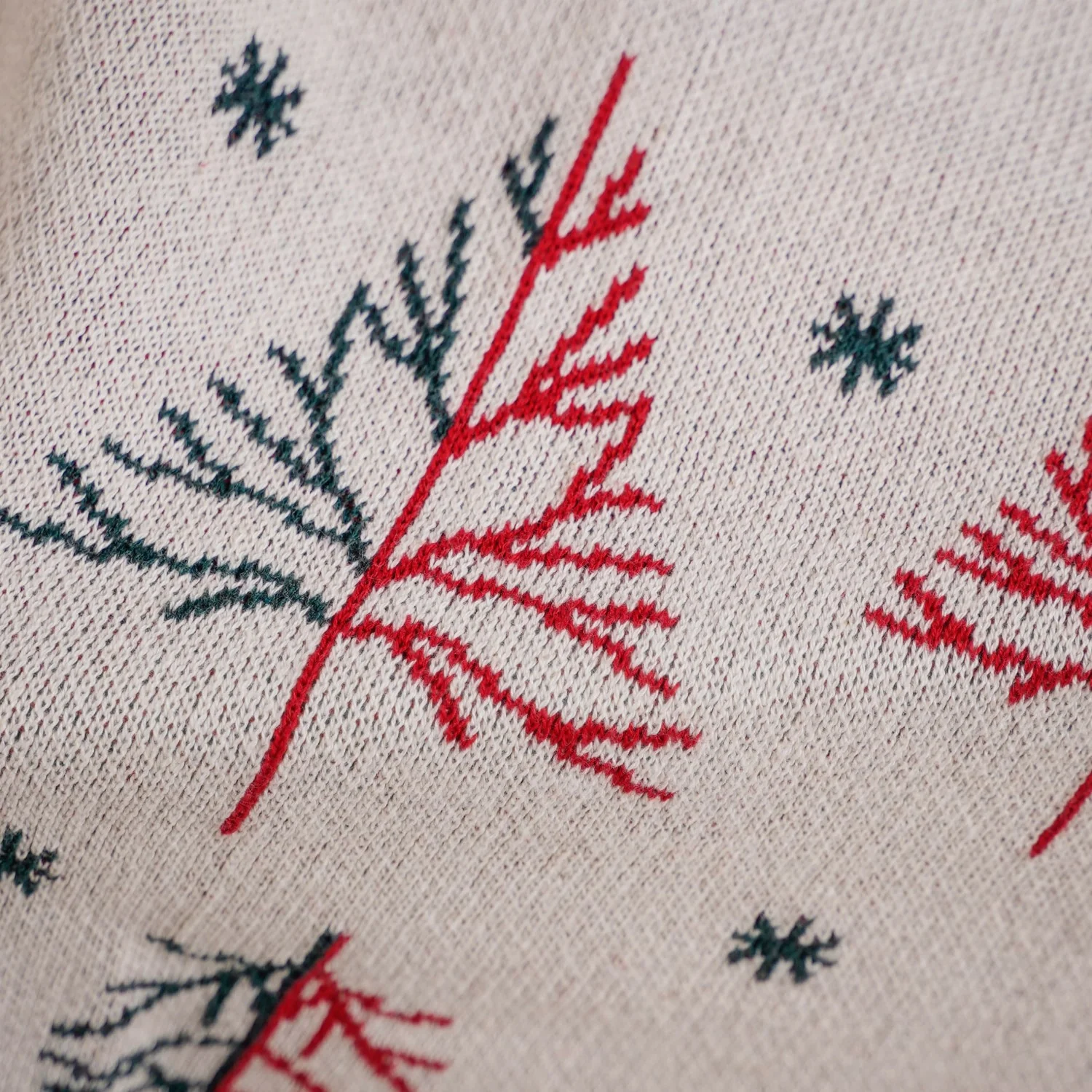 Trees And Snowflakes Throw Blanket - Image 8