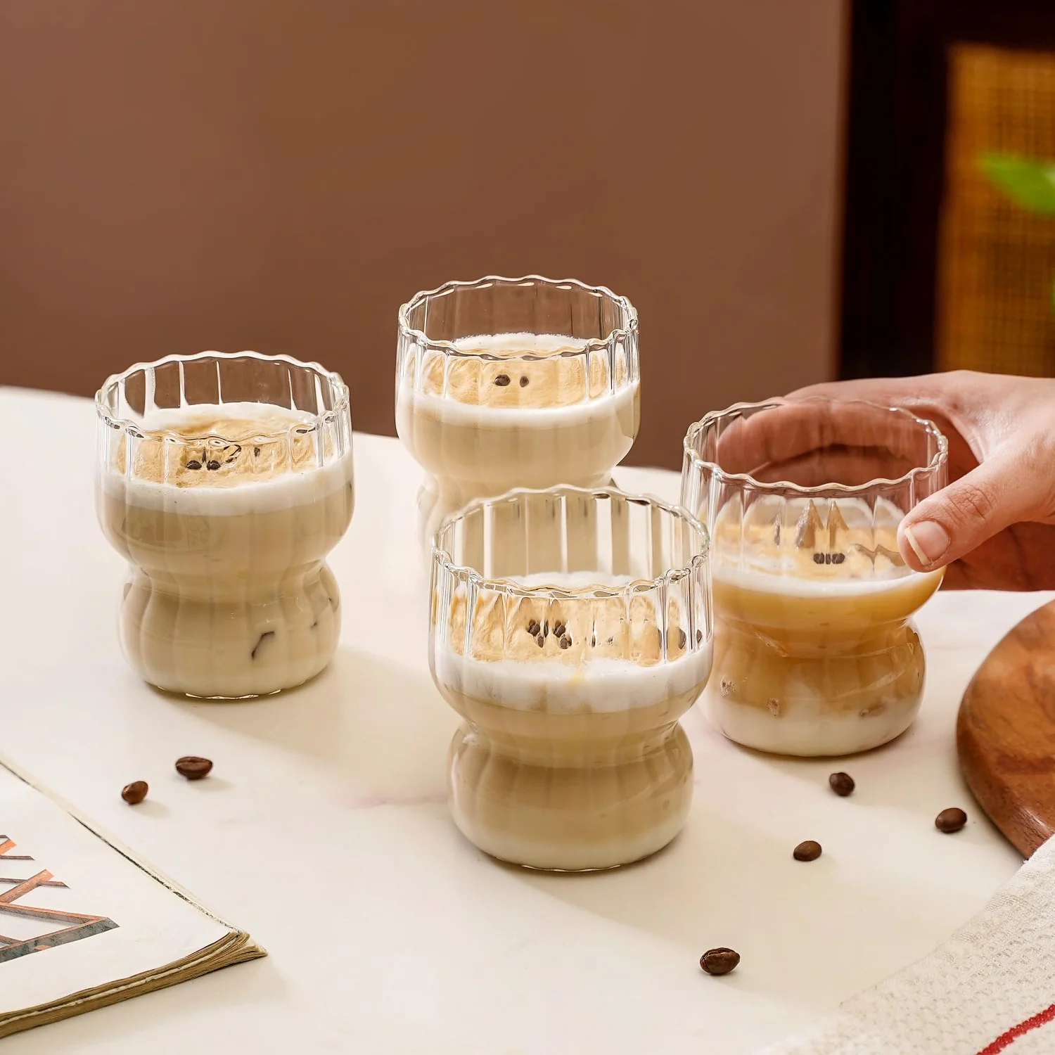 Trending Glass Tumbler Set Of 4 300ml - Image 2