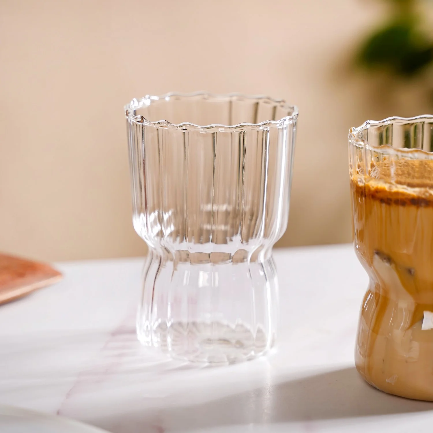 Trending Tiered Glass Tumbler Set Of 2 350ml - Image 7