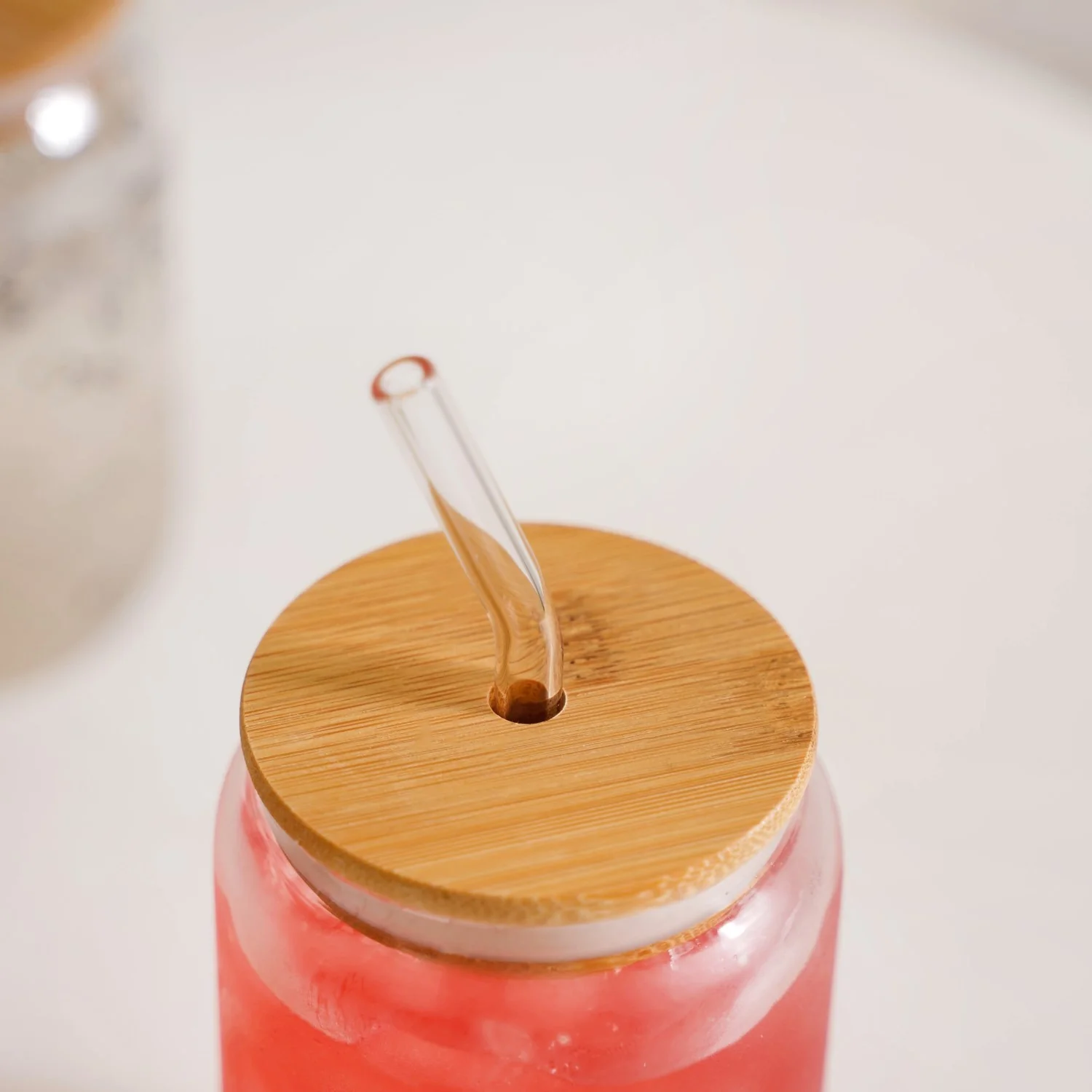 Trendy Cola Can Glass Tumbler With Straw And Lid Set Of 2 400ml - Image 7